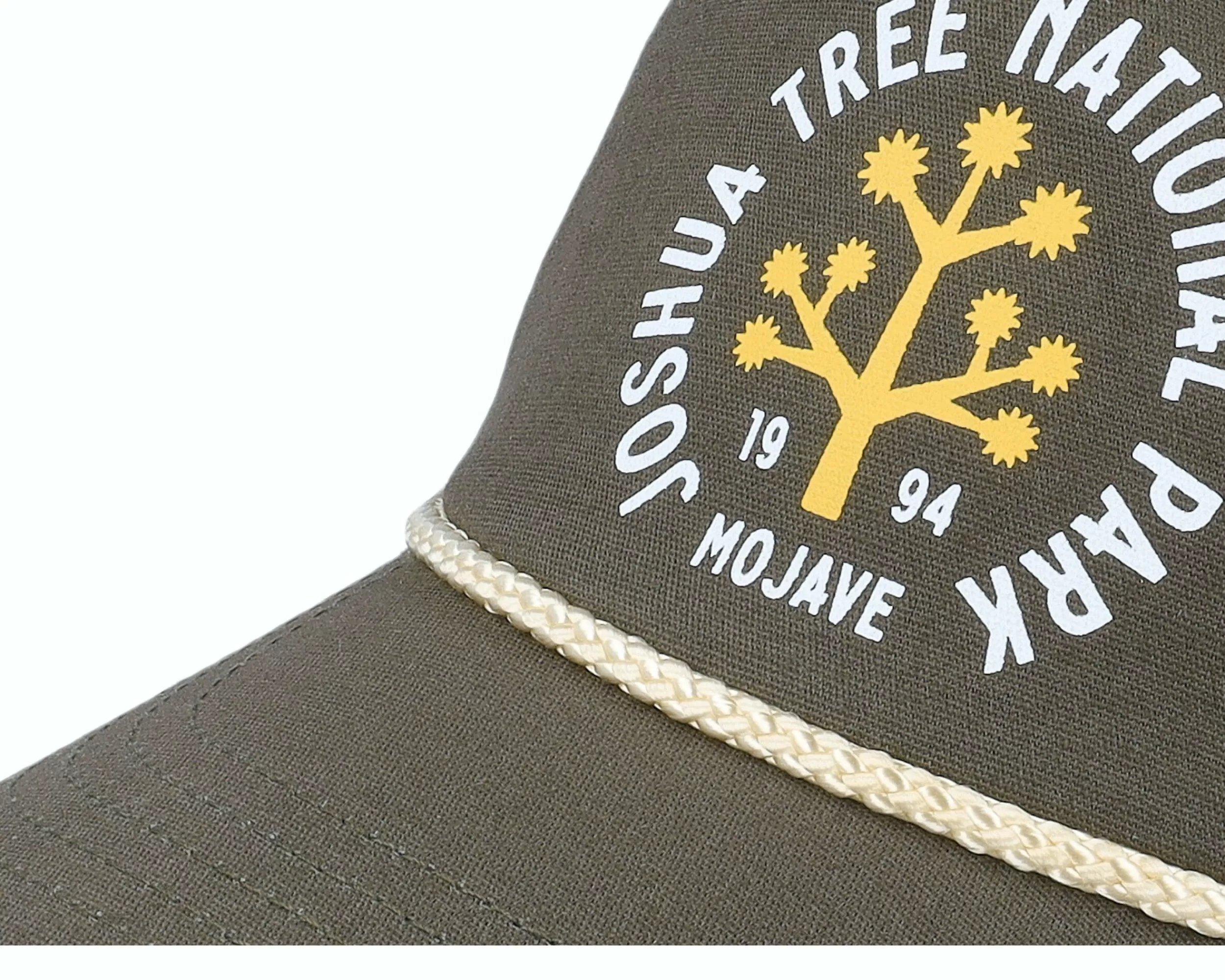 American Needle Joshua Tree Np Canvas Cappy Army Green Dad Cap - -Unisex Dad Cap