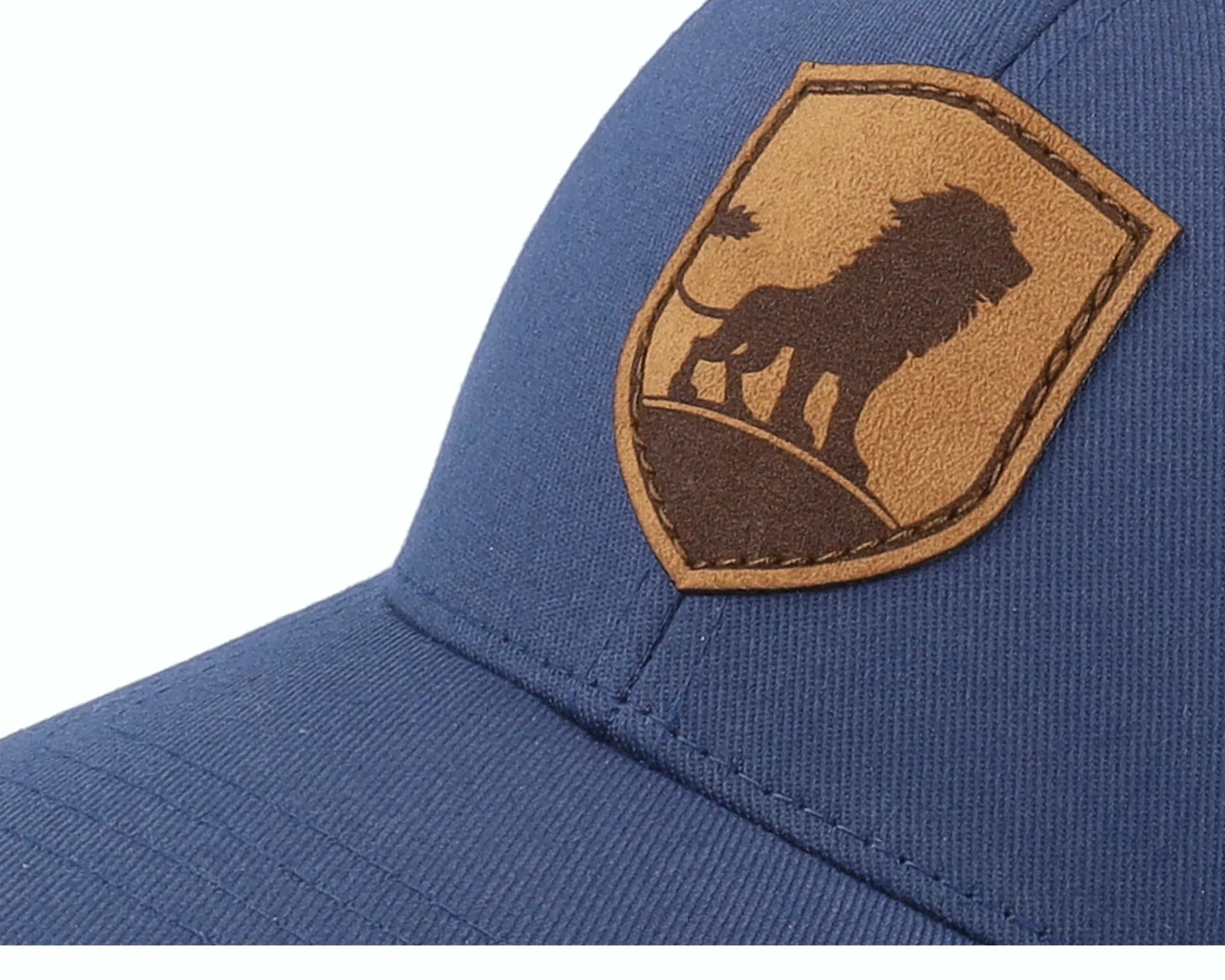 Kiddo Cap Kids King On The Hill Lion Navy Flexfit - -Unisex Flexfit