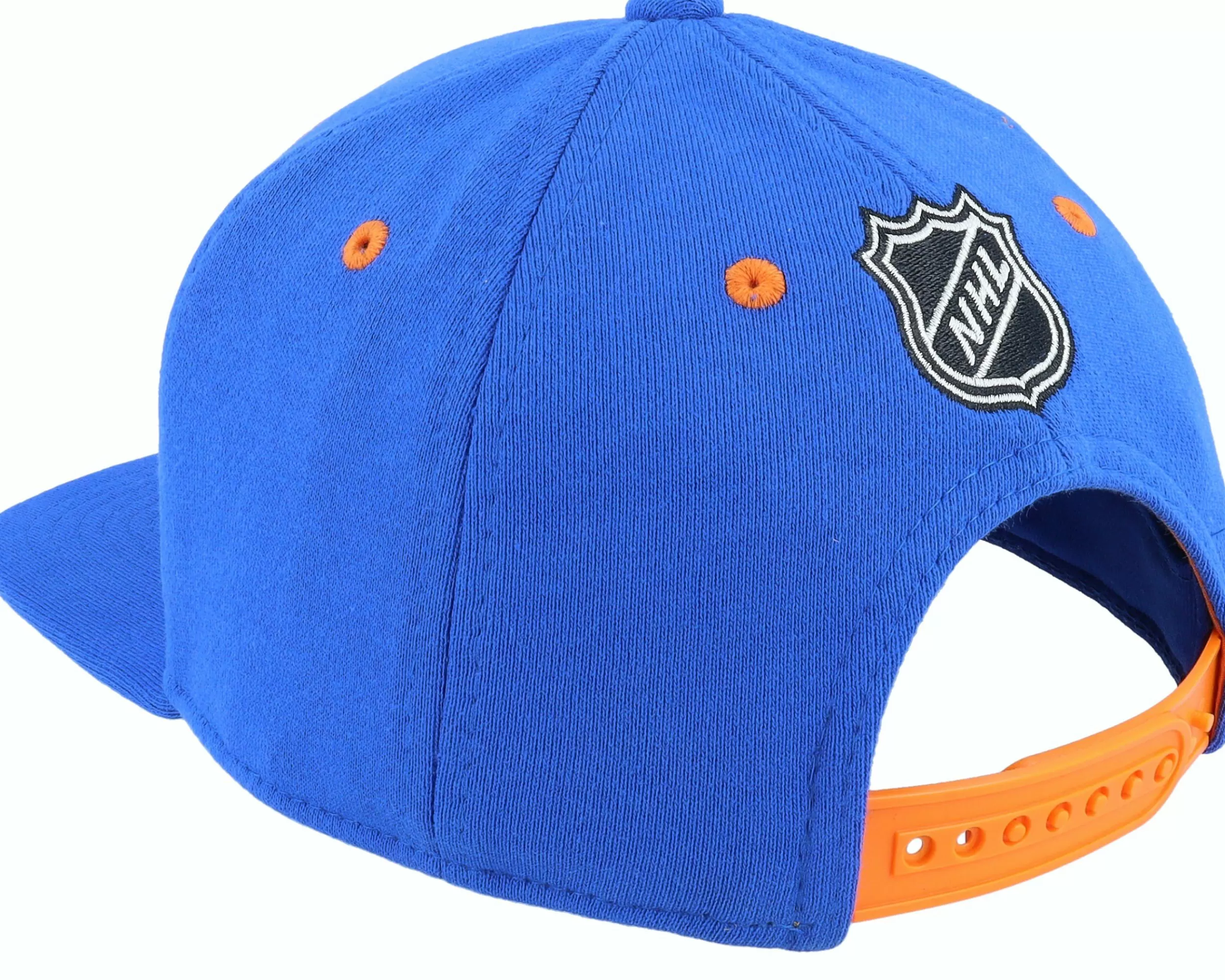 Outerstuff Kids New York Islanders Life Style Printed Flatbrim Blue Snapback - -Unisex Snapback