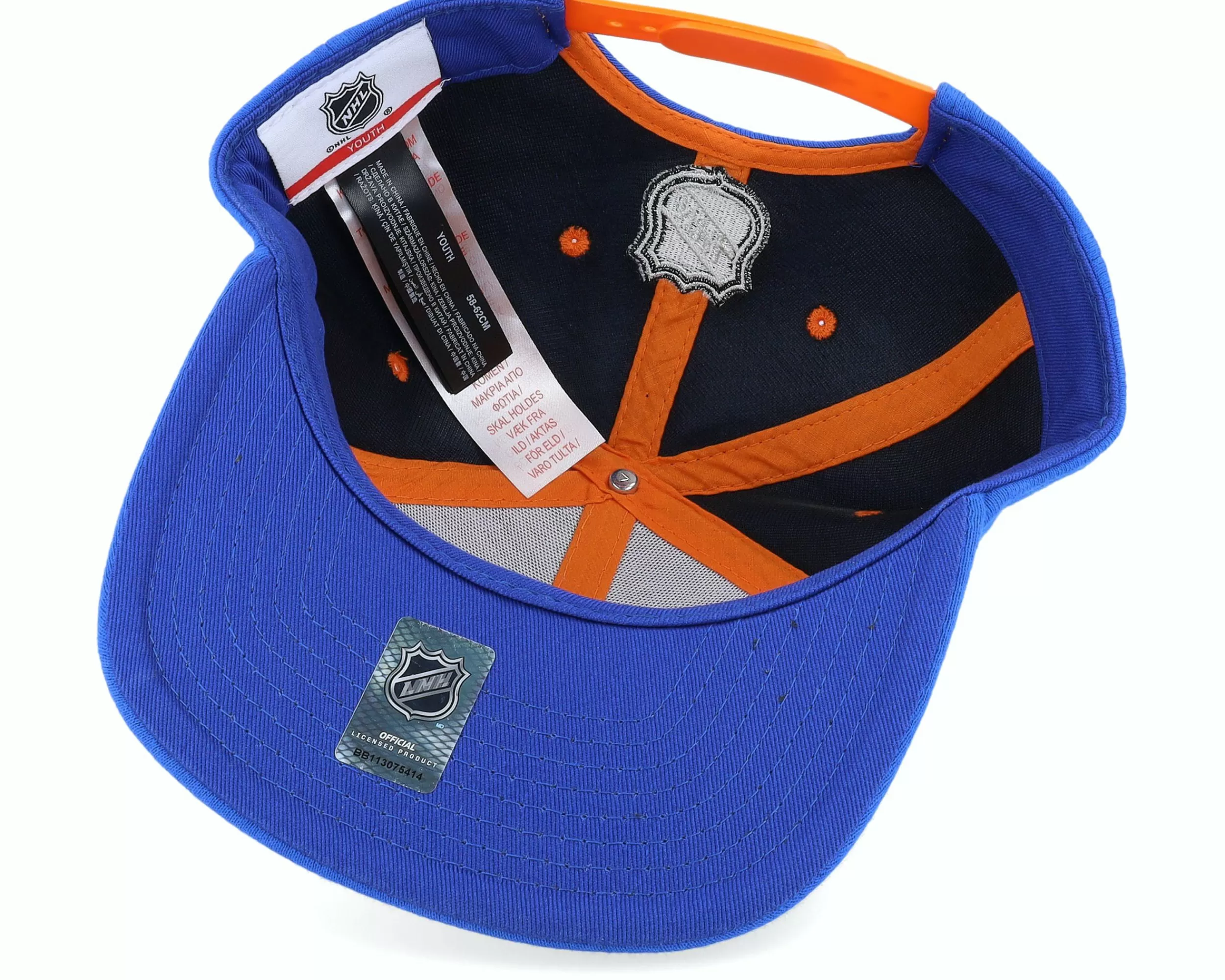 Outerstuff Kids New York Islanders Life Style Printed Flatbrim Blue Snapback - -Unisex Snapback