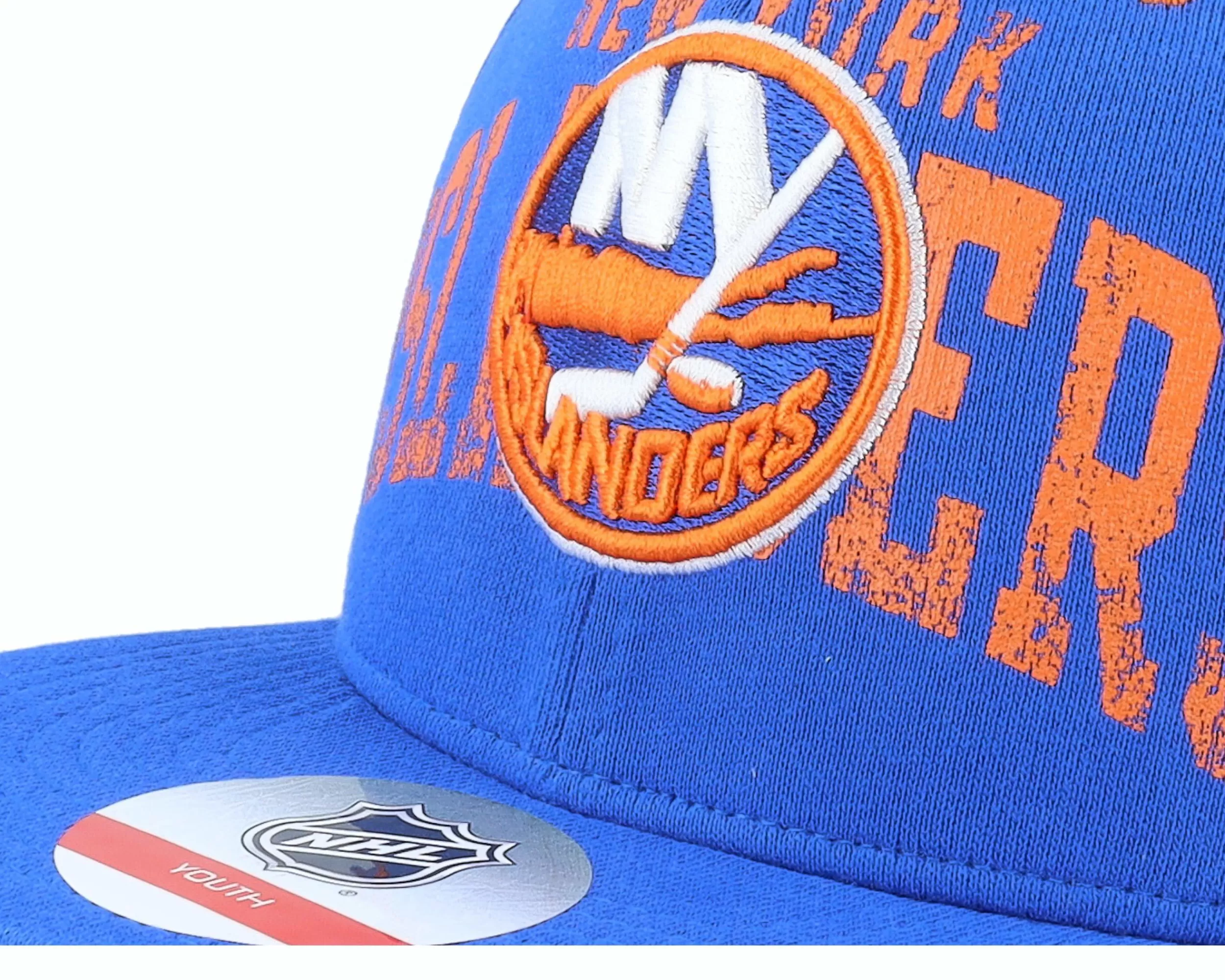 Outerstuff Kids New York Islanders Life Style Printed Flatbrim Blue Snapback - -Unisex Snapback