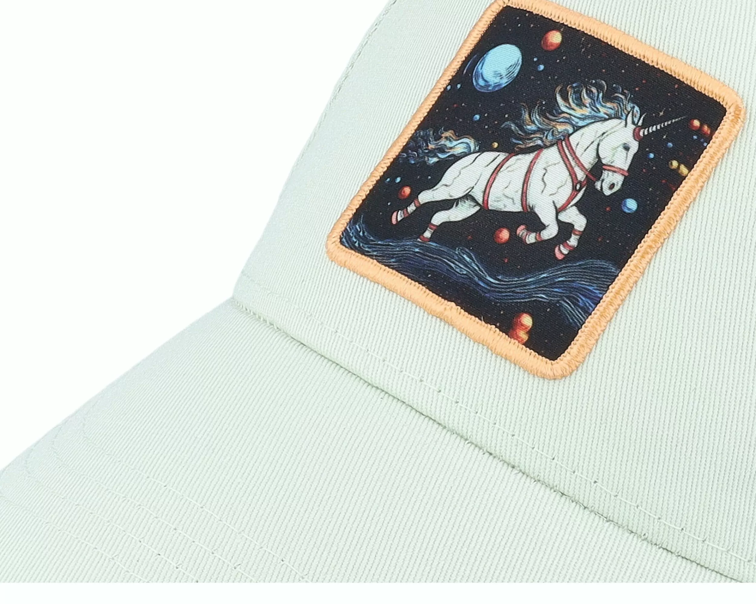 Unicorns Kids Space Unicorn Pistachio Organic Adjustable - -Unisex Adjustable