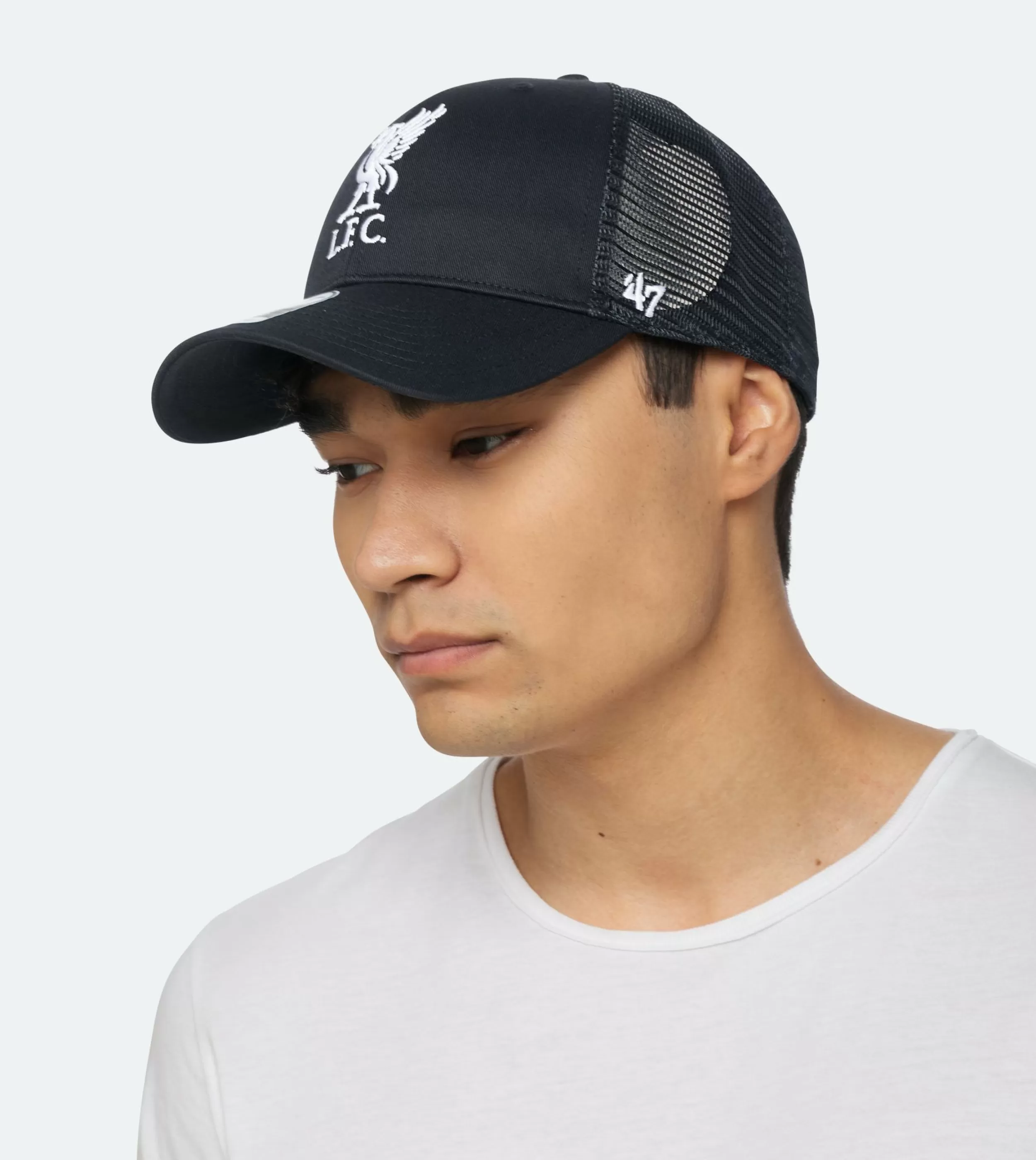 47 Brand Liverpool Branson '47 Mvp Black Trucker - -Unisex Trucker