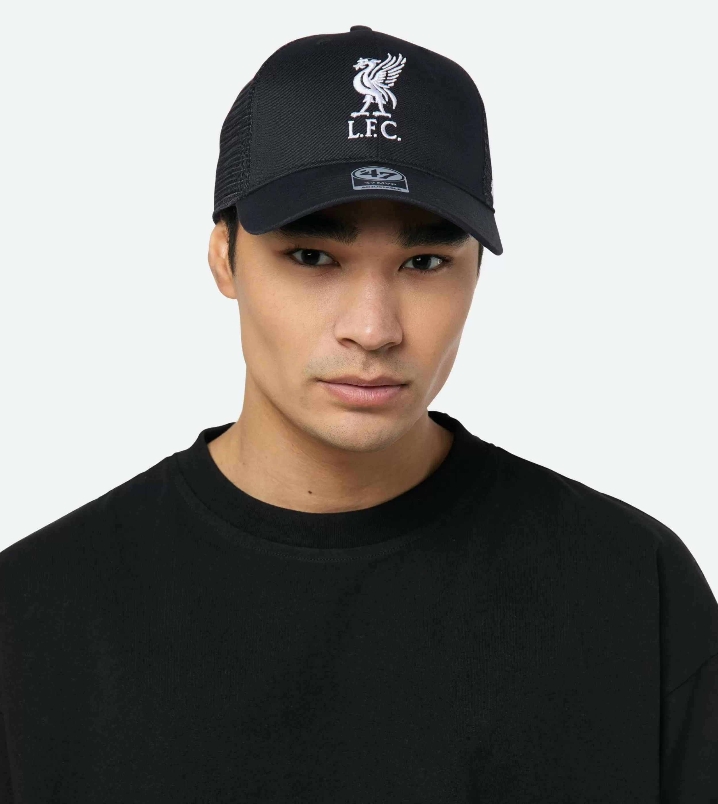 47 Brand Liverpool Branson '47 Mvp Black Trucker - -Unisex Trucker