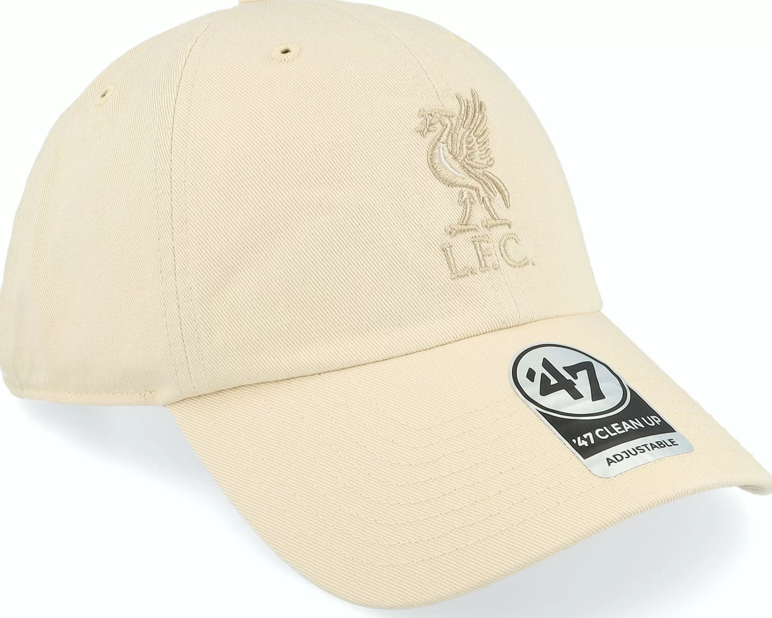 47 Brand Liverpool Epl-47 Clean Up No Loop Label Natural Dad Cap - -Unisex Dad Cap