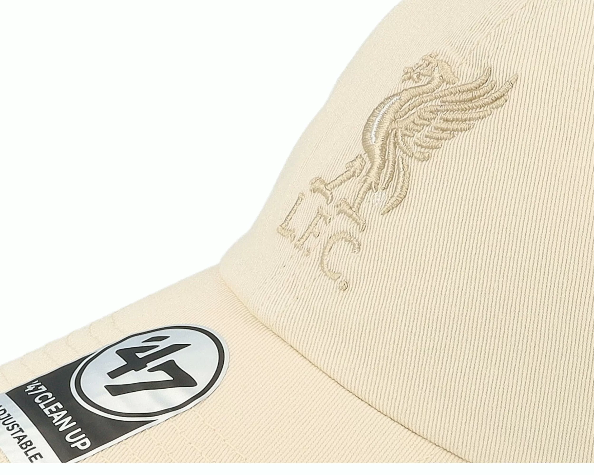 47 Brand Liverpool Epl-47 Clean Up No Loop Label Natural Dad Cap - -Unisex Dad Cap