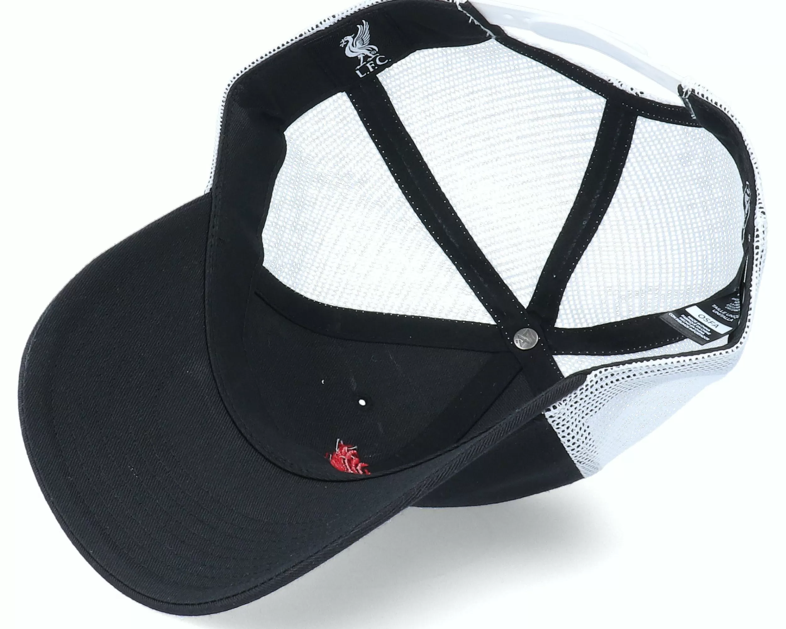 47 Brand Liverpool Fc Branson Mvp Black/White Trucker - -Unisex Trucker
