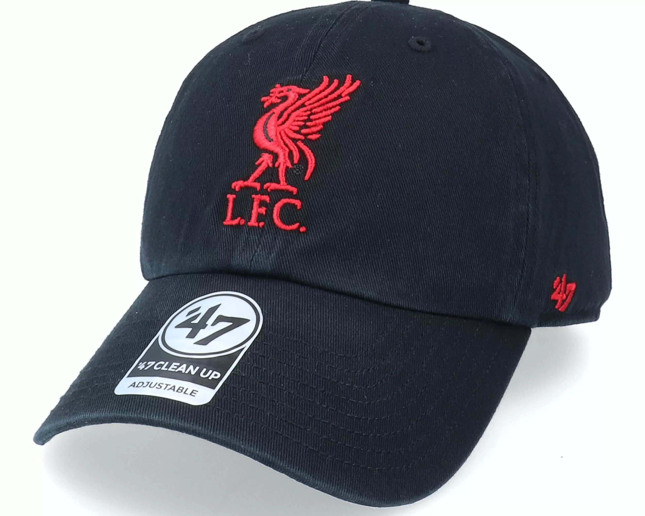 47 Brand Liverpool Fc Clean Up Black Dad Cap - -Unisex Dad Cap