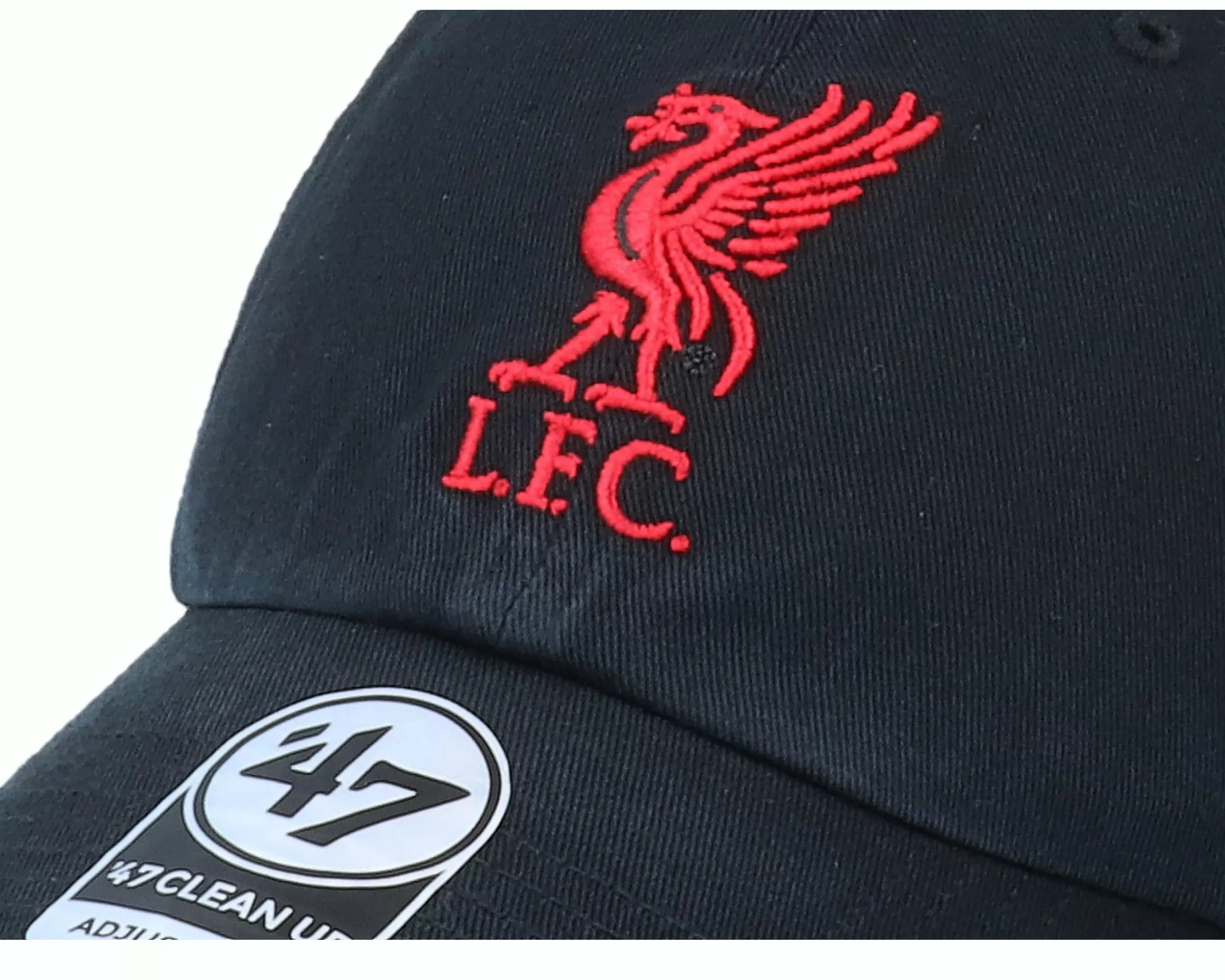47 Brand Liverpool Fc Clean Up Black Dad Cap - -Unisex Dad Cap