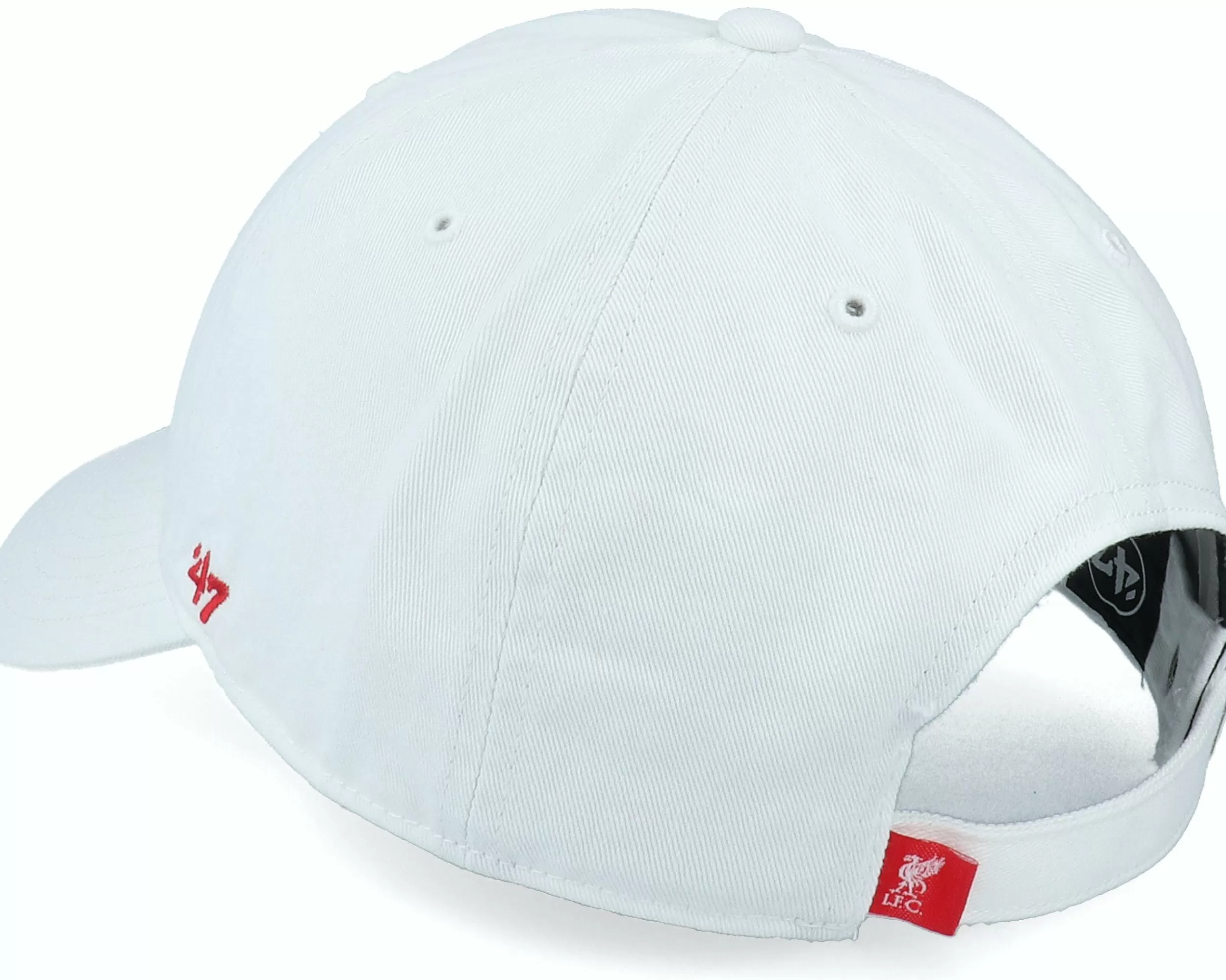 47 Brand Liverpool Fc Clean Up White Dad Cap - -Unisex Dad Cap