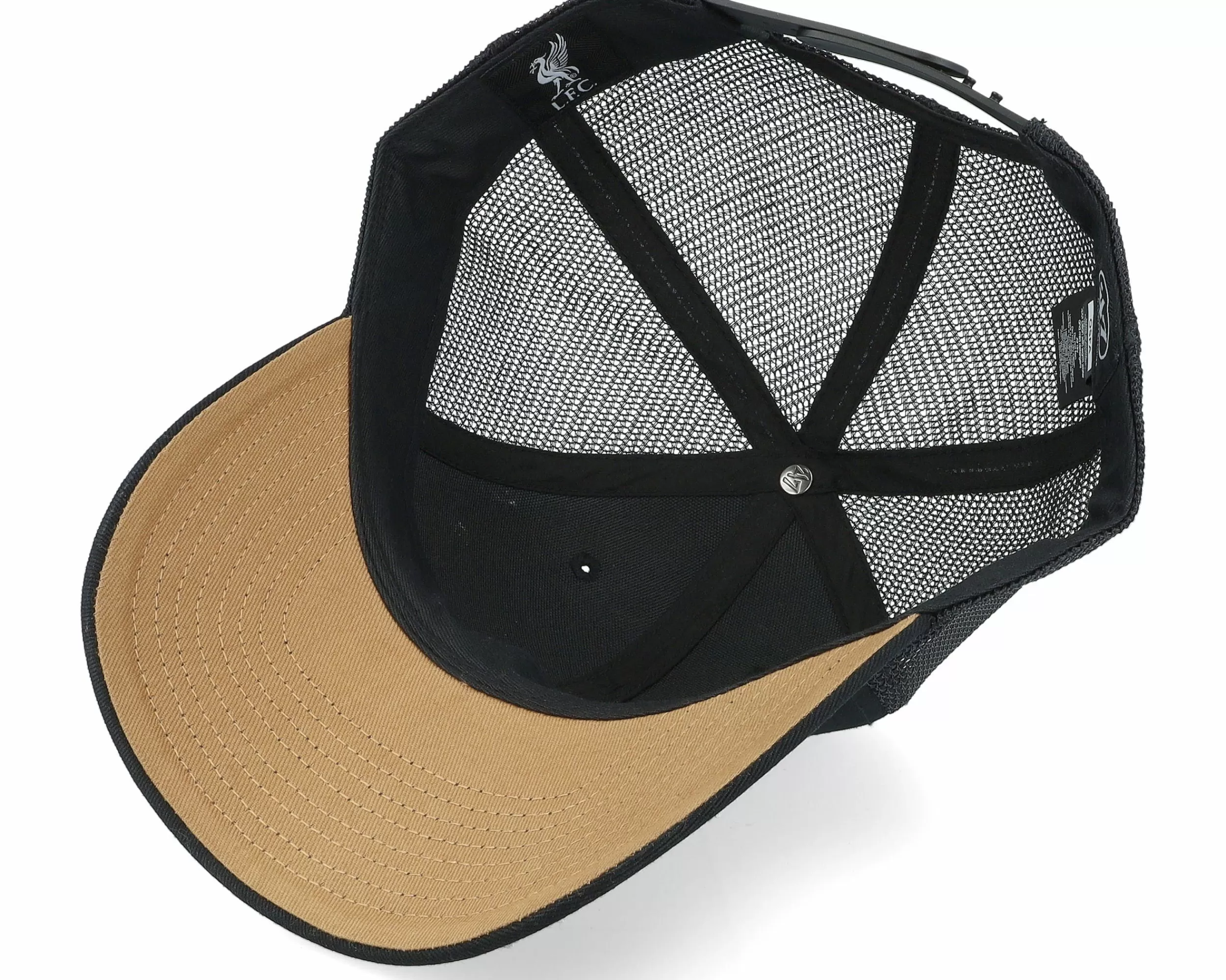 47 Brand Liverpool Fc Epl Ballpark Mesh Mvp Black Trucker - -Unisex Trucker
