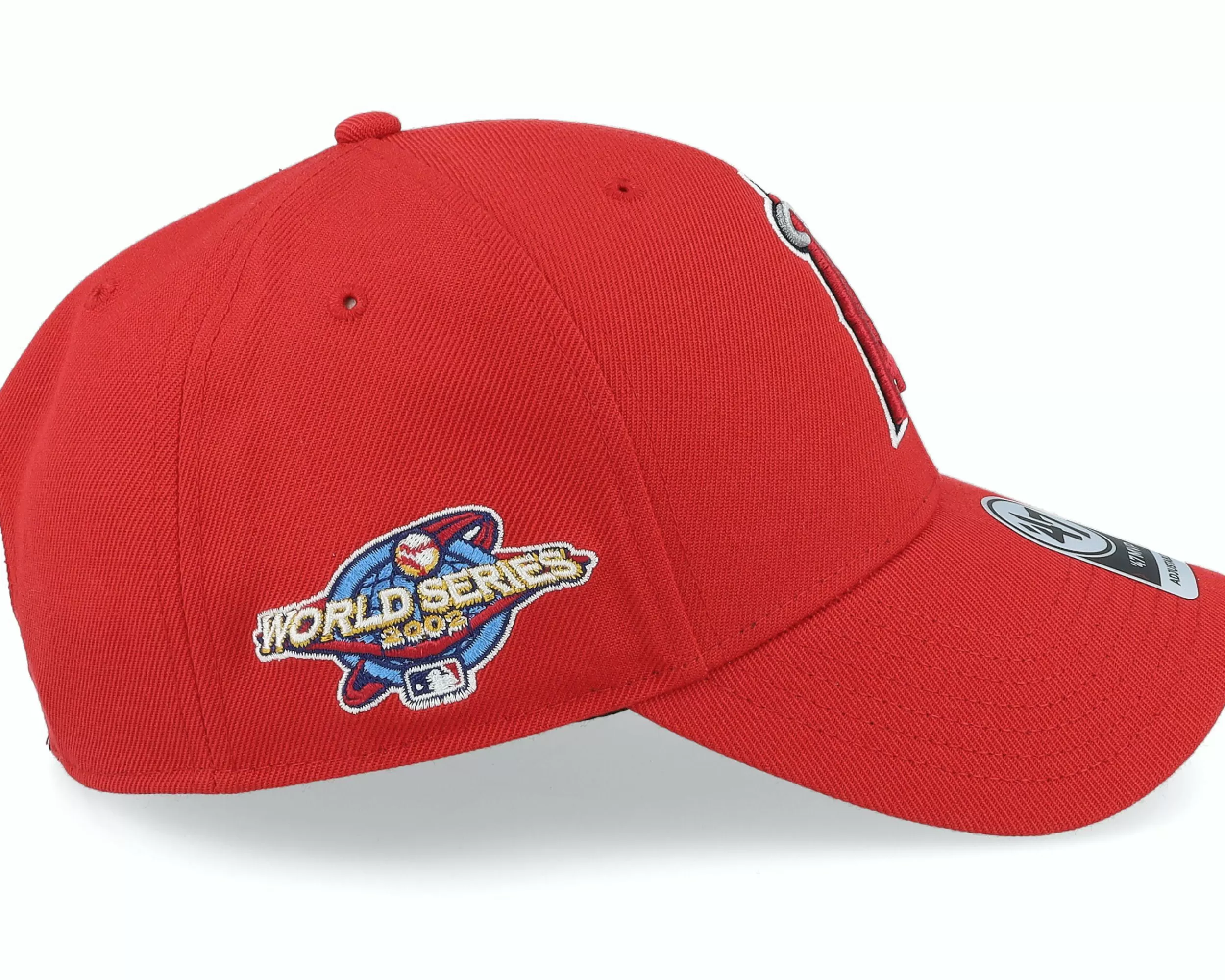 47 Brand Los Angeles Angels World Series Sure Shot Mvp Red Adjustable - -Unisex Adjustable
