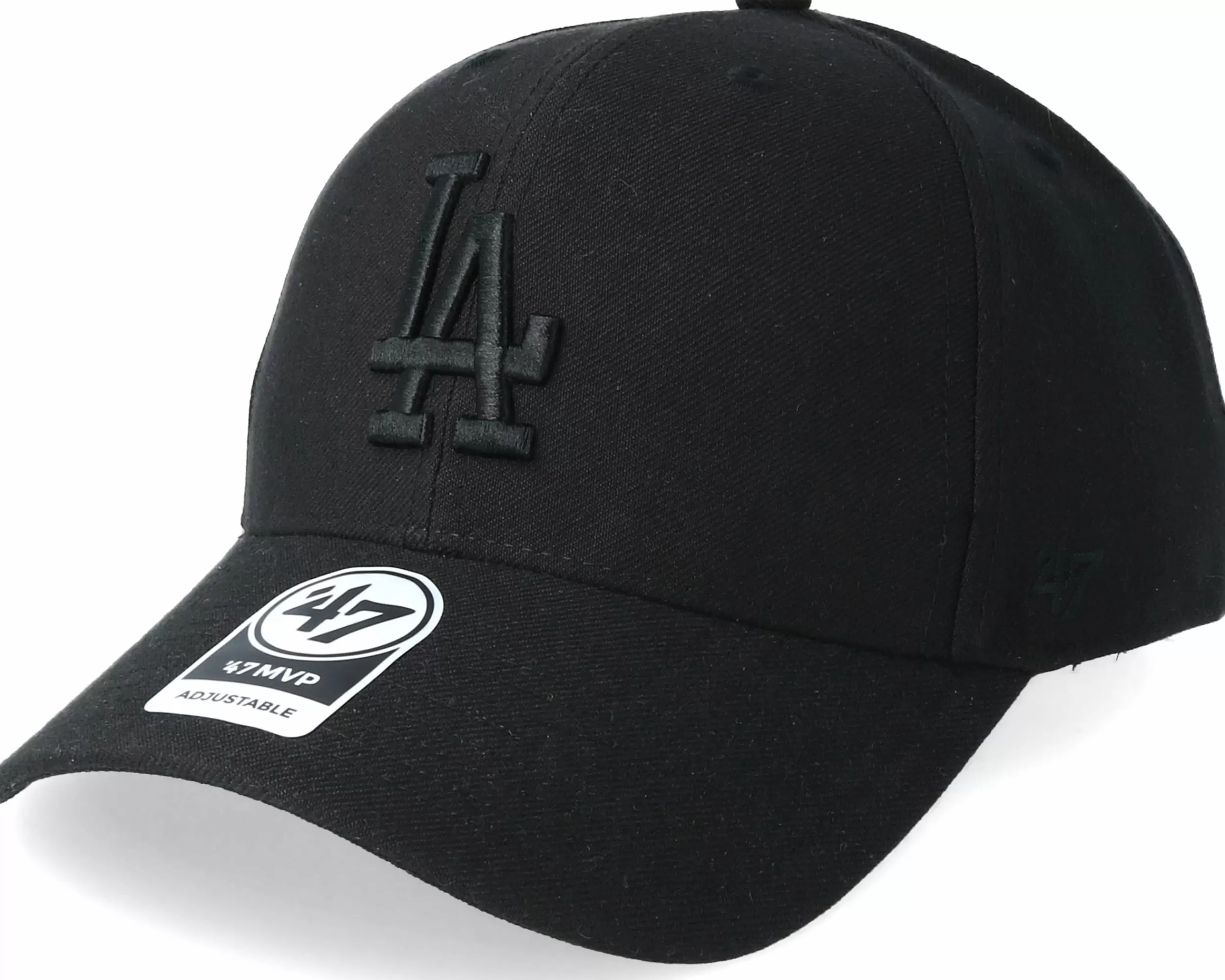 47 Brand Los Angeles Dodgers 47 Mvp Black/Black Adjustable - -Unisex Adjustable