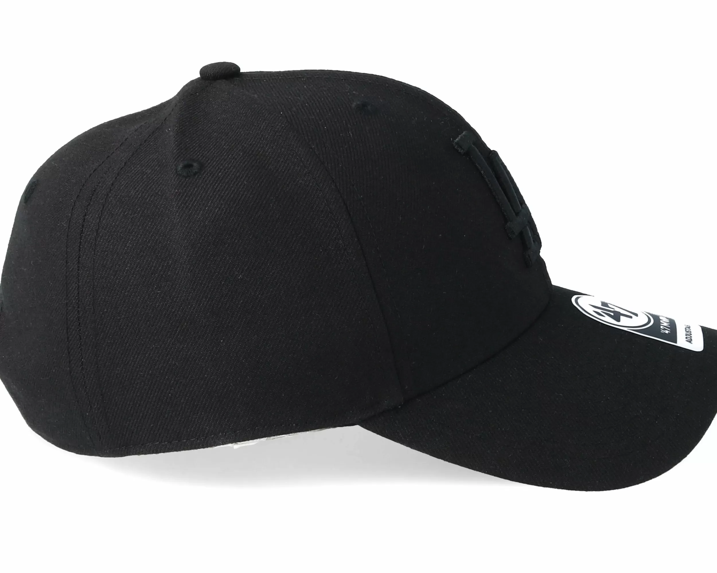 47 Brand Los Angeles Dodgers 47 Mvp Black/Black Adjustable - -Unisex Adjustable