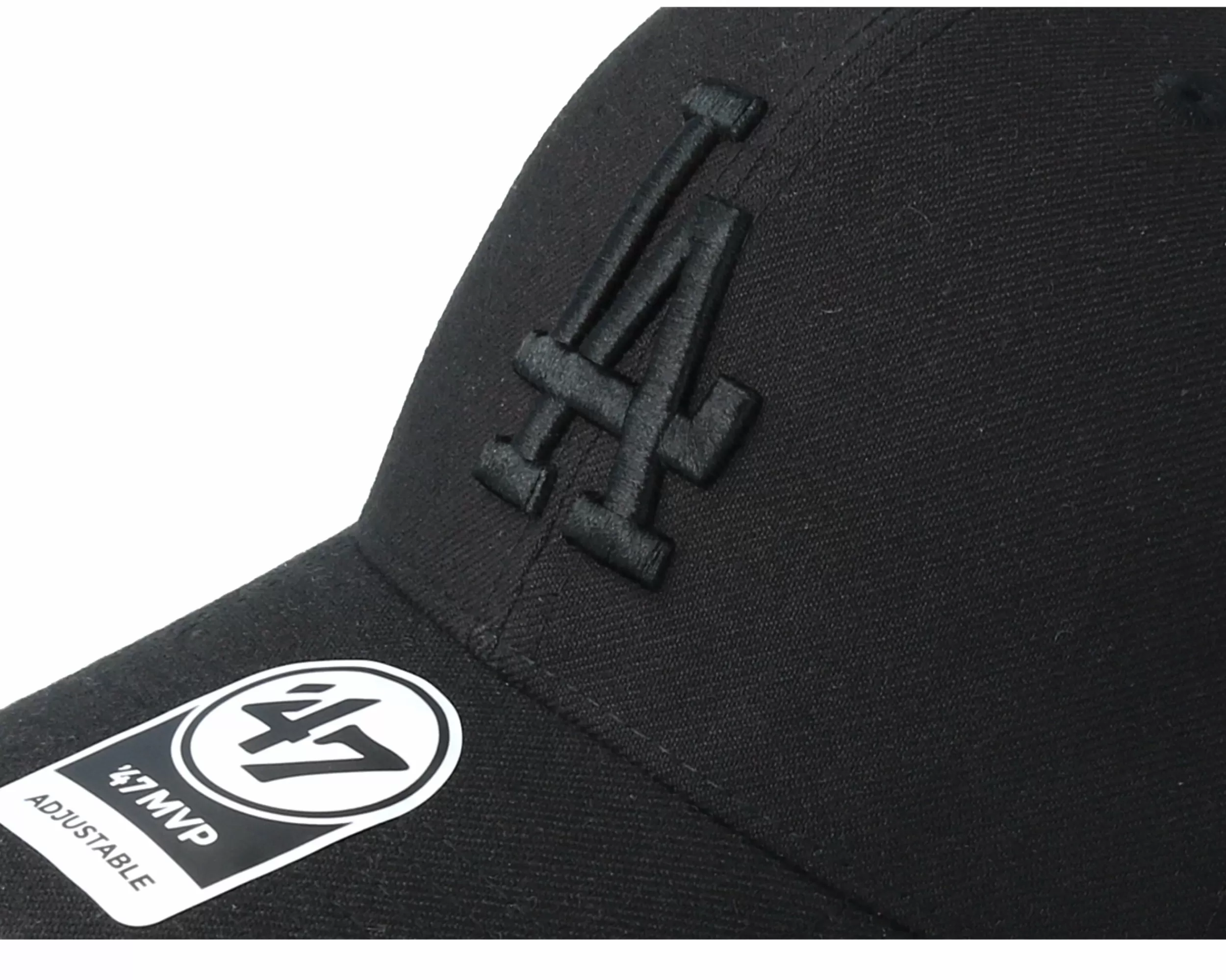47 Brand Los Angeles Dodgers 47 Mvp Black/Black Adjustable - -Unisex Adjustable