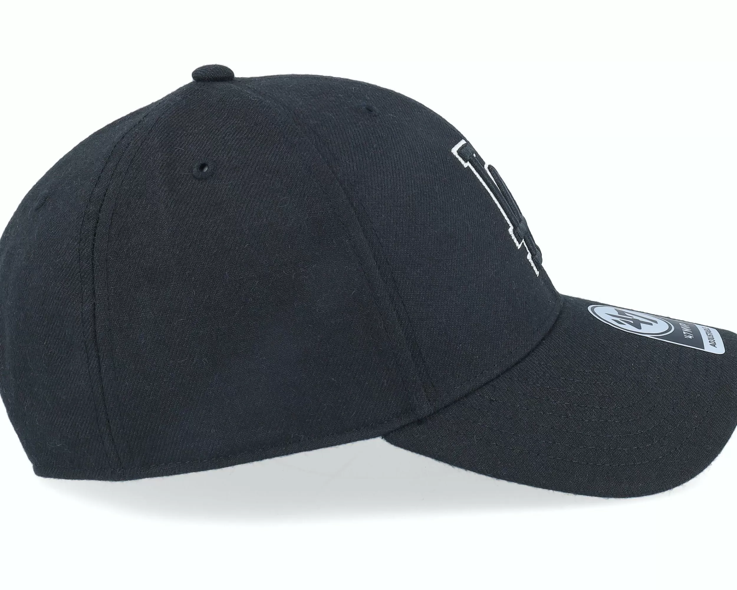 47 Brand Los Angeles Dodgers 47 Mvp Black/Black/White Adjustable - -Unisex Adjustable
