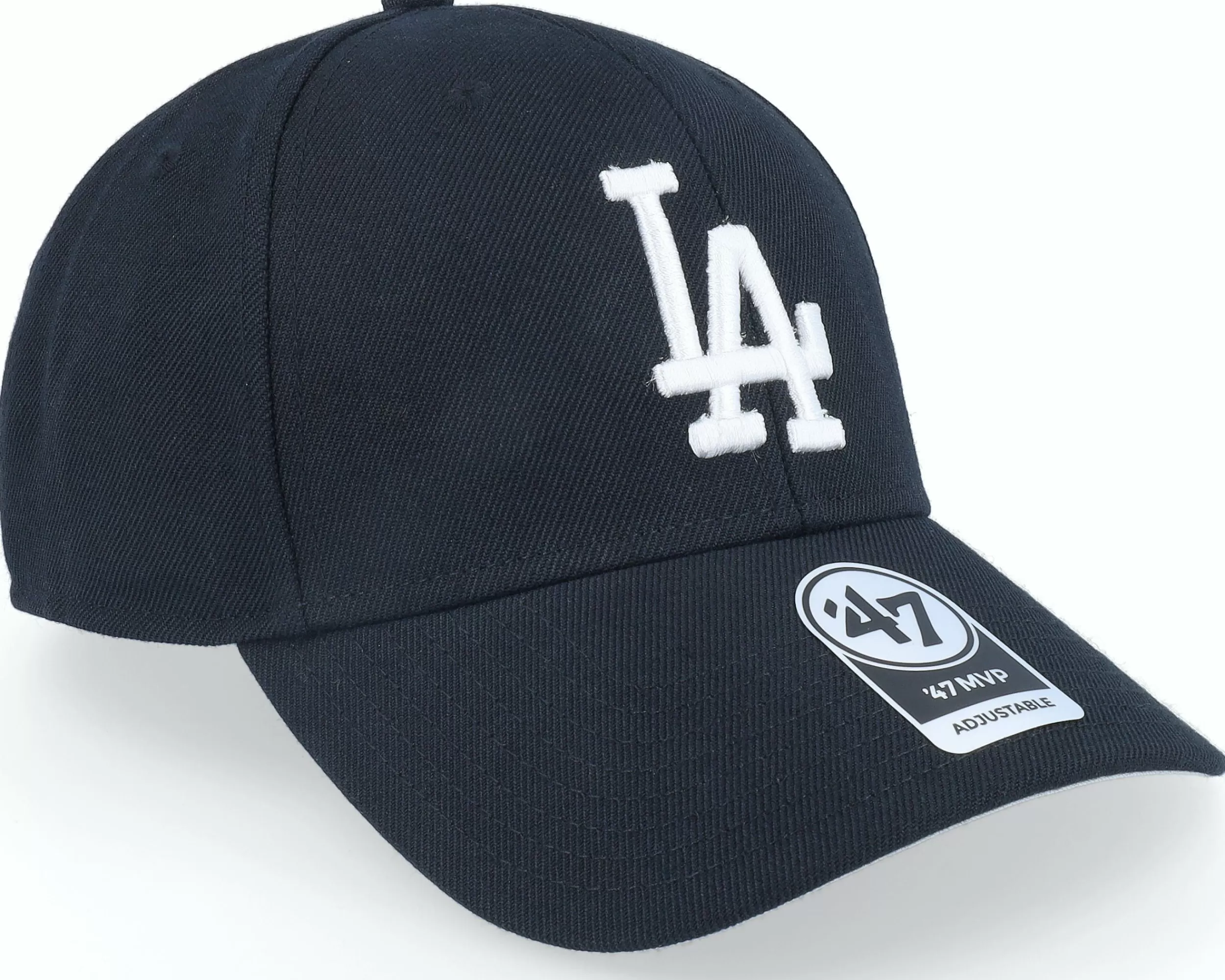 47 Brand Los Angeles Dodgers 47 Mvp Black/White Adjustable - -Unisex Adjustable
