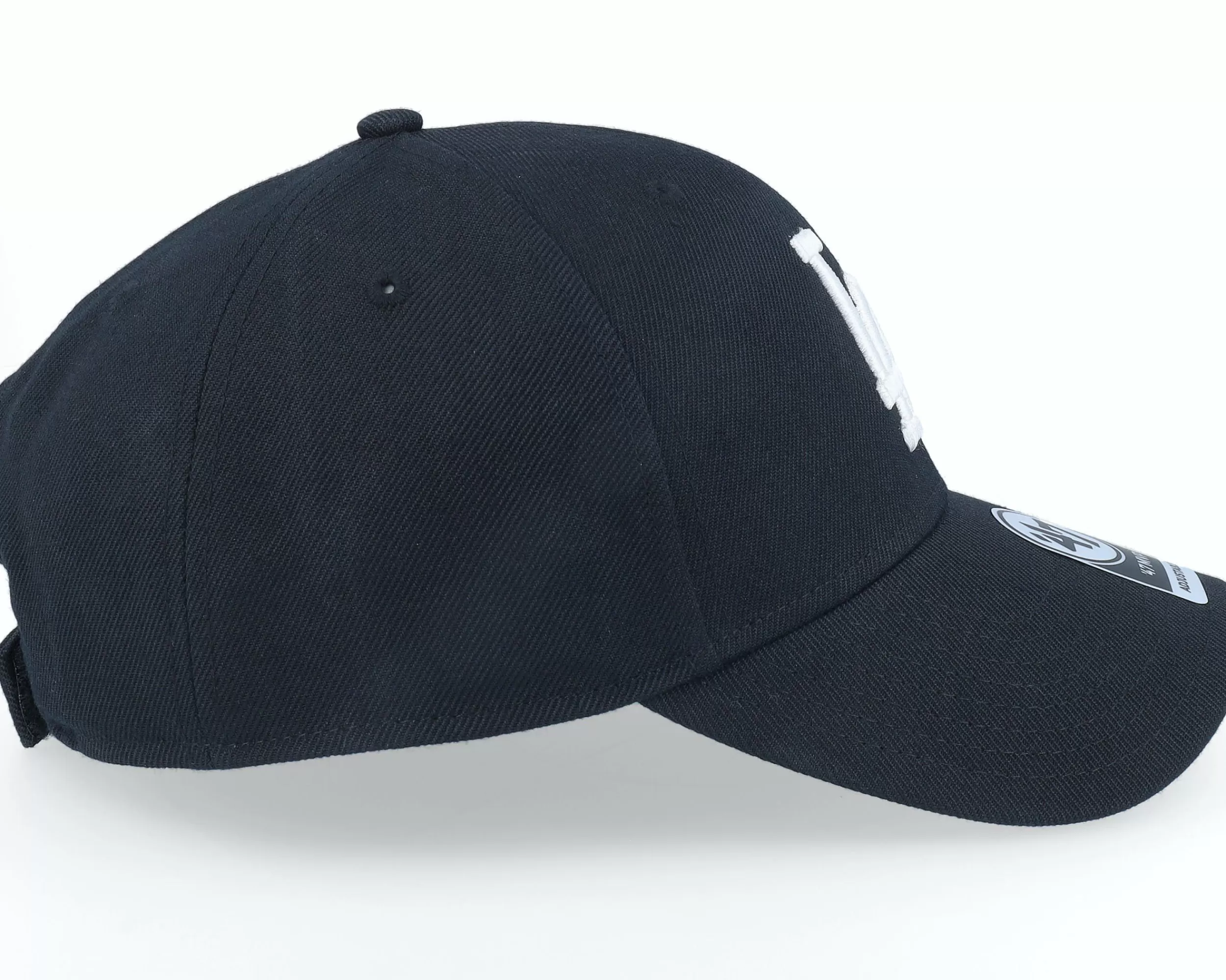 47 Brand Los Angeles Dodgers 47 Mvp Black/White Adjustable - -Unisex Adjustable
