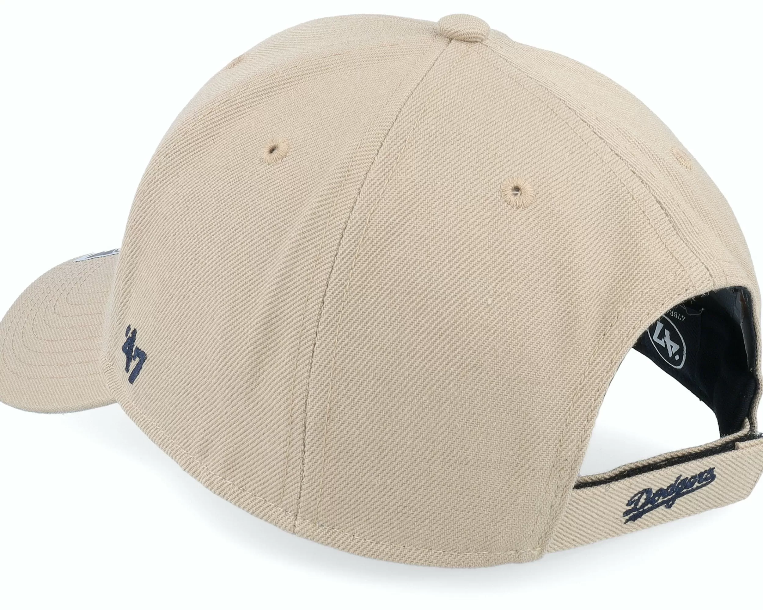 47 Brand Los Angeles Dodgers 47 Mvp Wool Khaki/Black Adjustable - -Unisex Adjustable