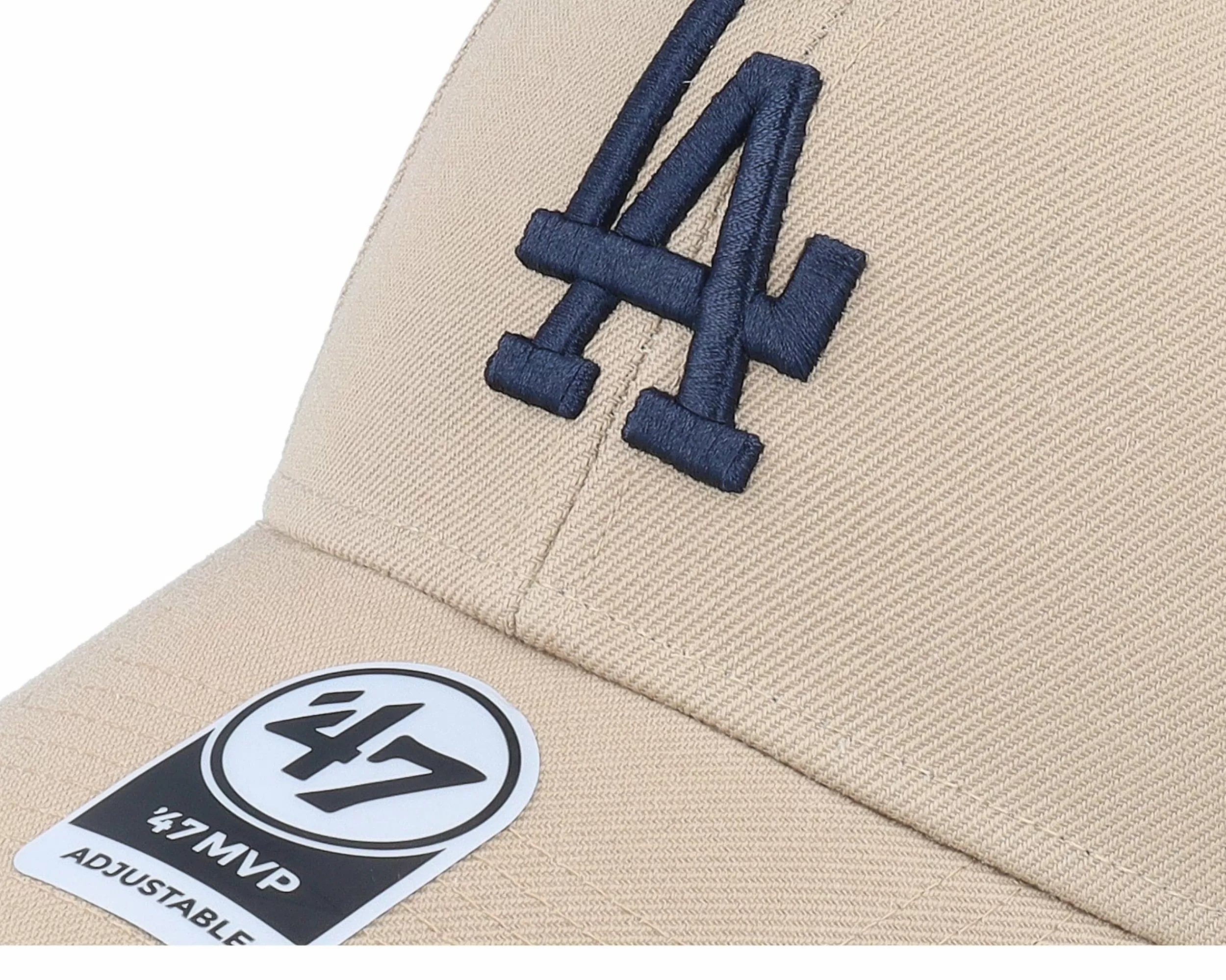 47 Brand Los Angeles Dodgers 47 Mvp Wool Khaki/Black Adjustable - -Unisex Adjustable
