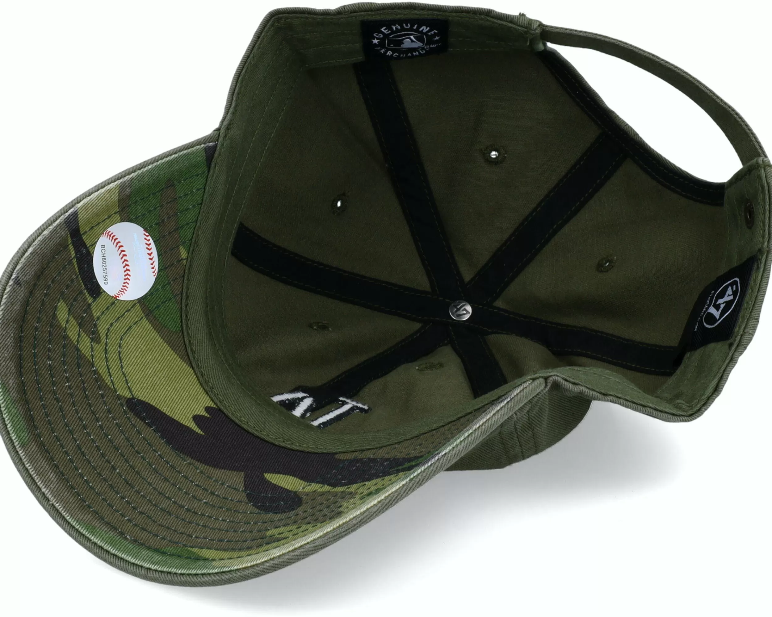 47 Brand Los Angeles Dodgers Ballpark Camo Clean Up Sandalwood Dad Cap - -Unisex Dad Cap