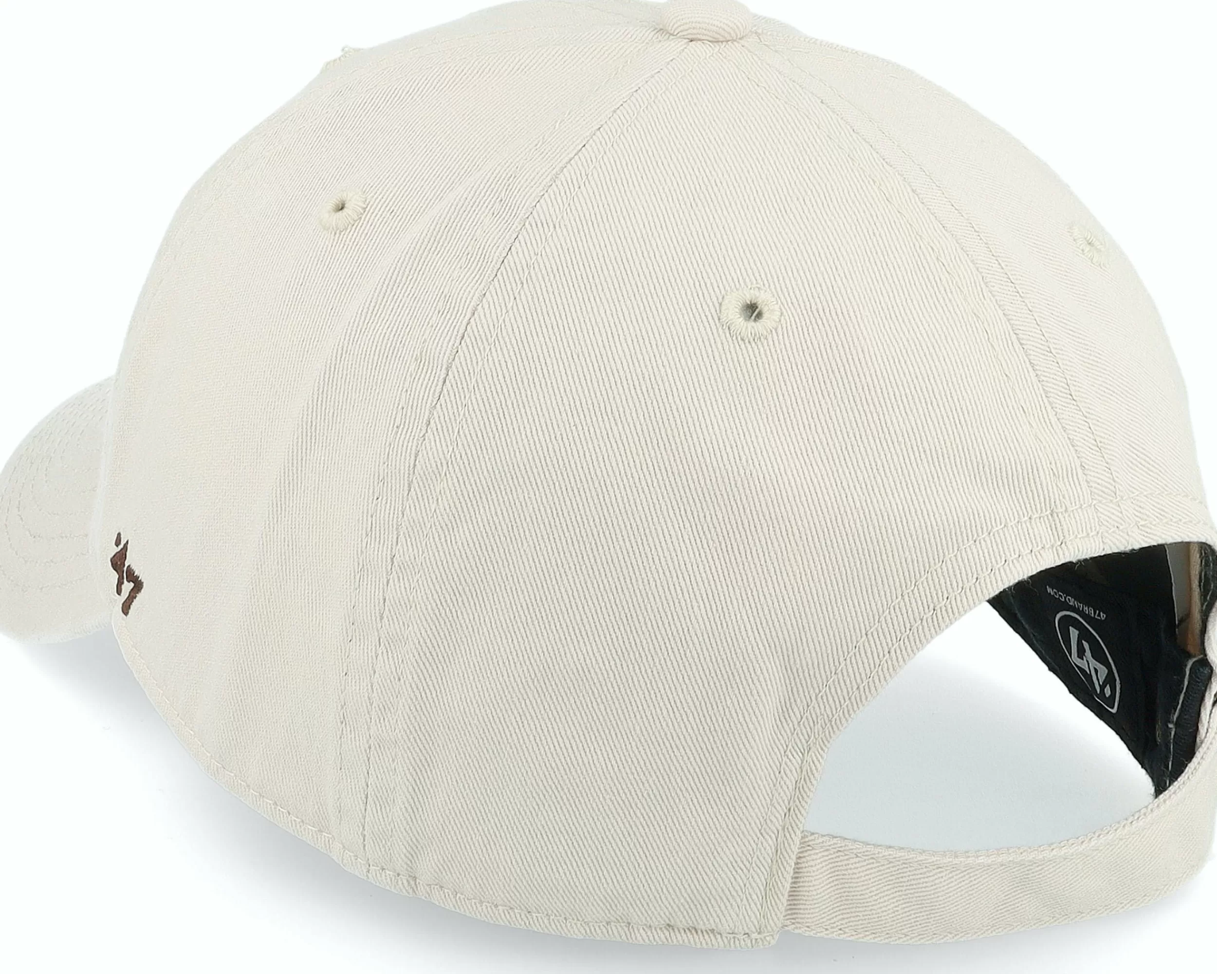 47 Brand Los Angeles Dodgers Ballpark Clean Up Bone Dad Cap - -Unisex Dad Cap