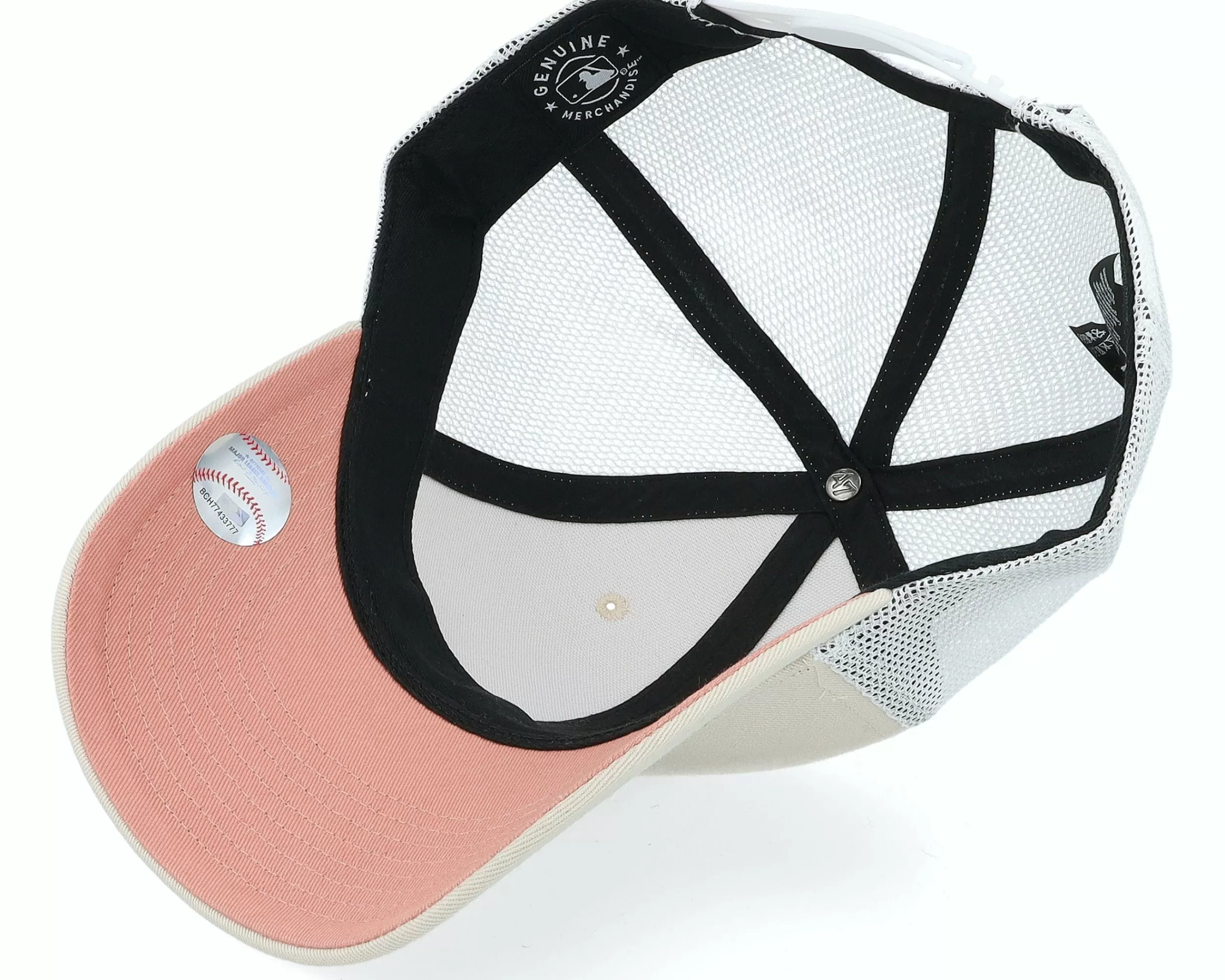 47 Brand Los Angeles Dodgers Ballpark Mesh Mvp Bone Trucker - -Unisex Trucker