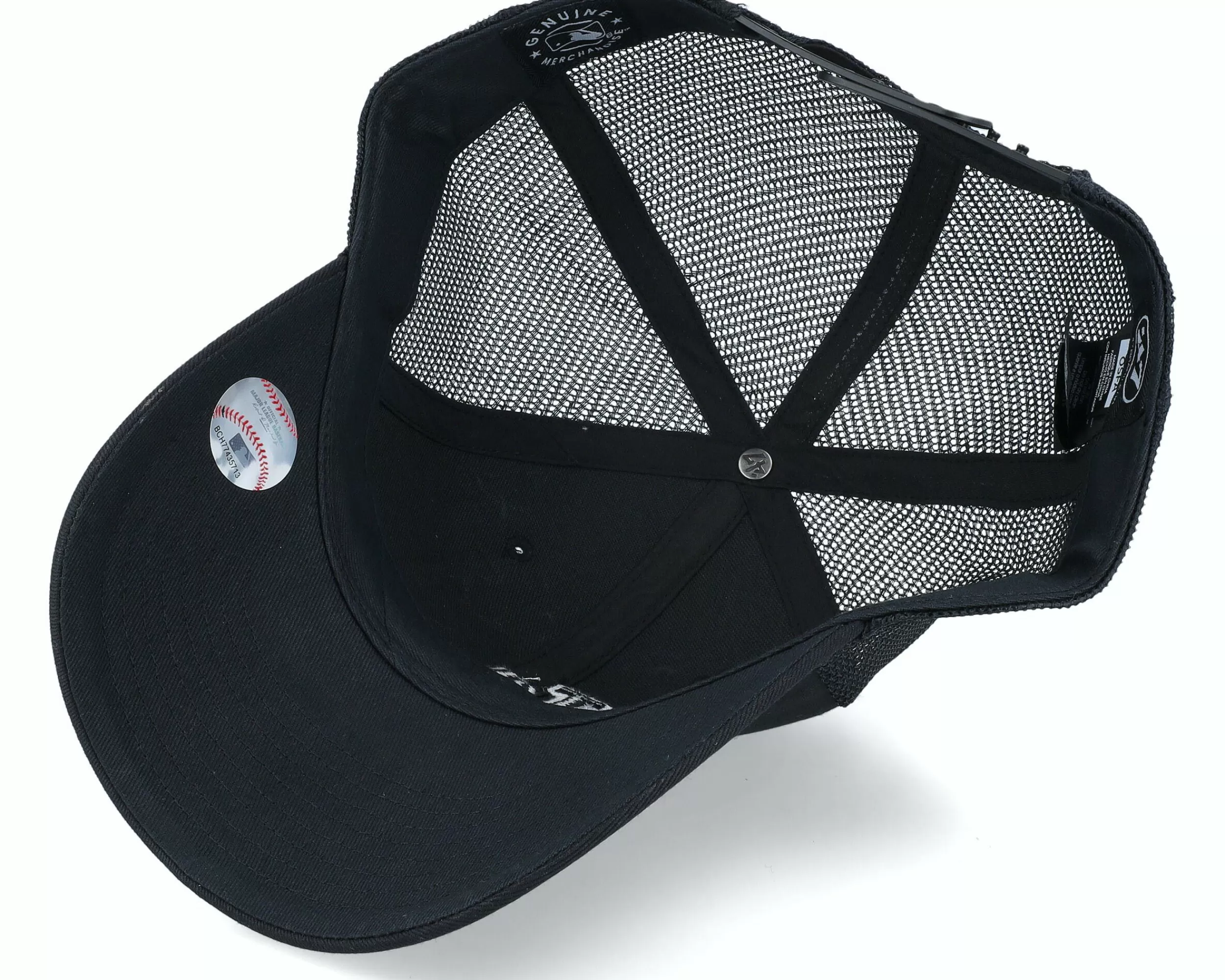 47 Brand Los Angeles Dodgers Branson Mvp Black Trucker - -Unisex Trucker