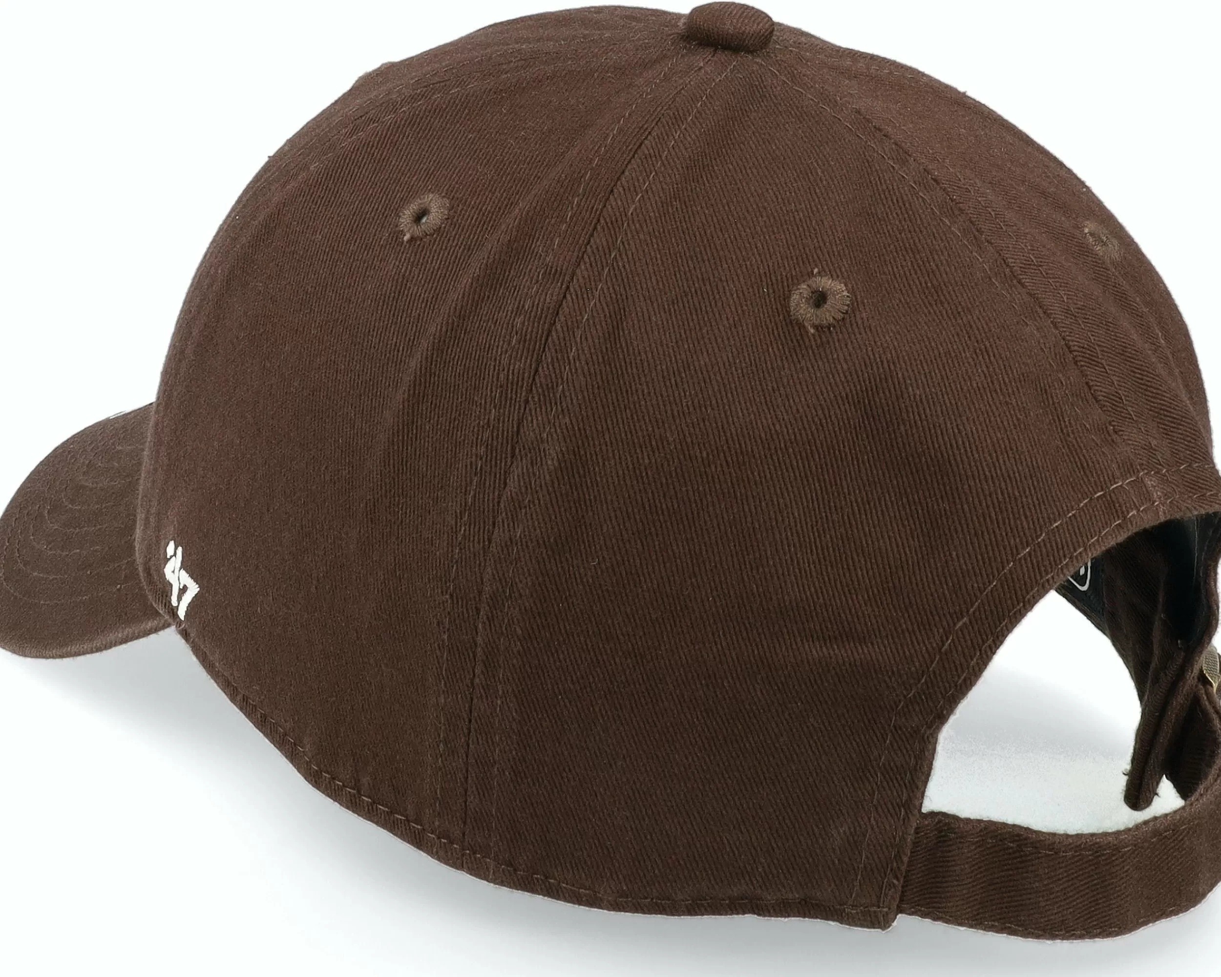 47 Brand Los Angeles Dodgers Clean Up Brown Dad Cap - -Unisex Dad Cap