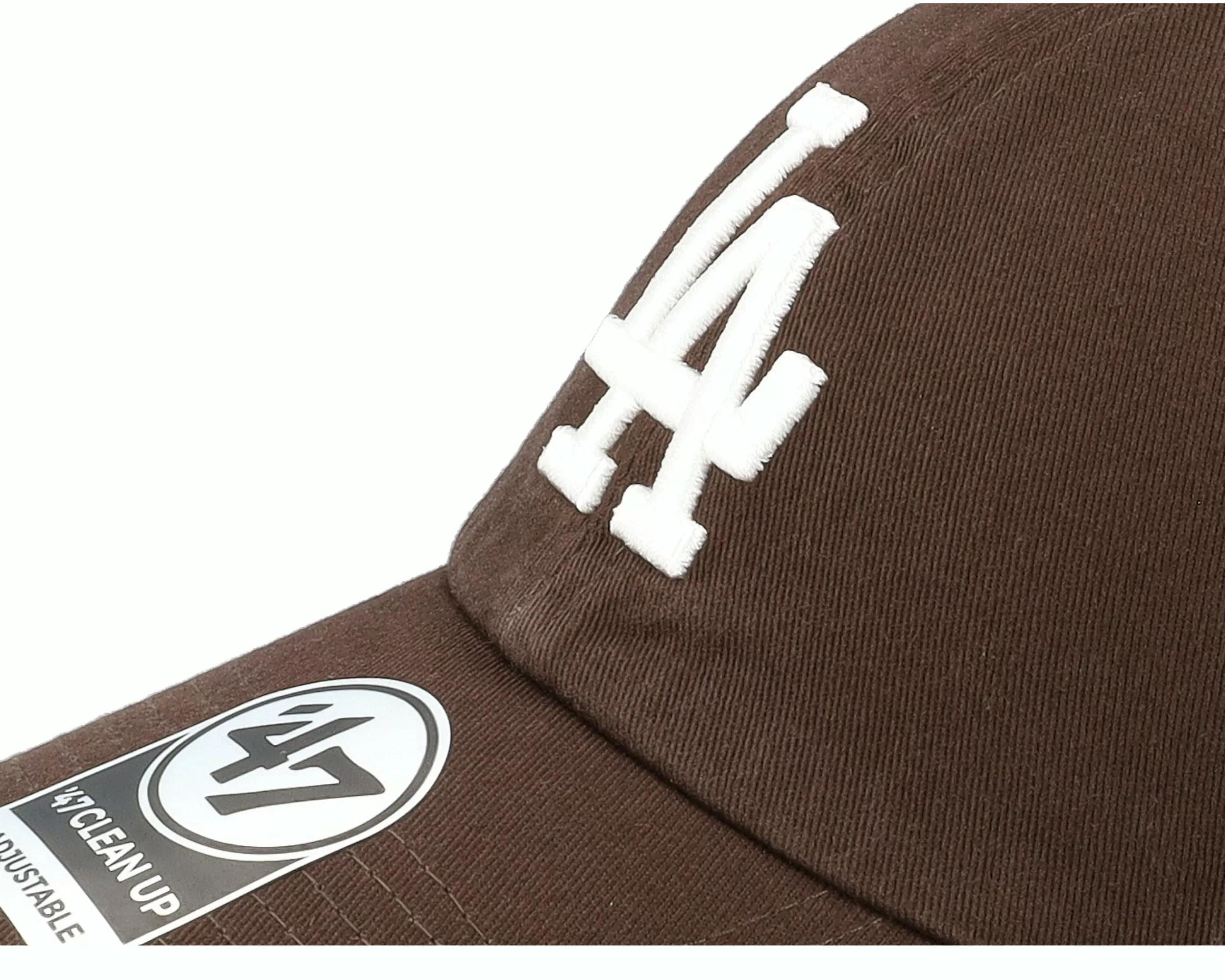 47 Brand Los Angeles Dodgers Clean Up Brown Dad Cap - -Unisex Dad Cap