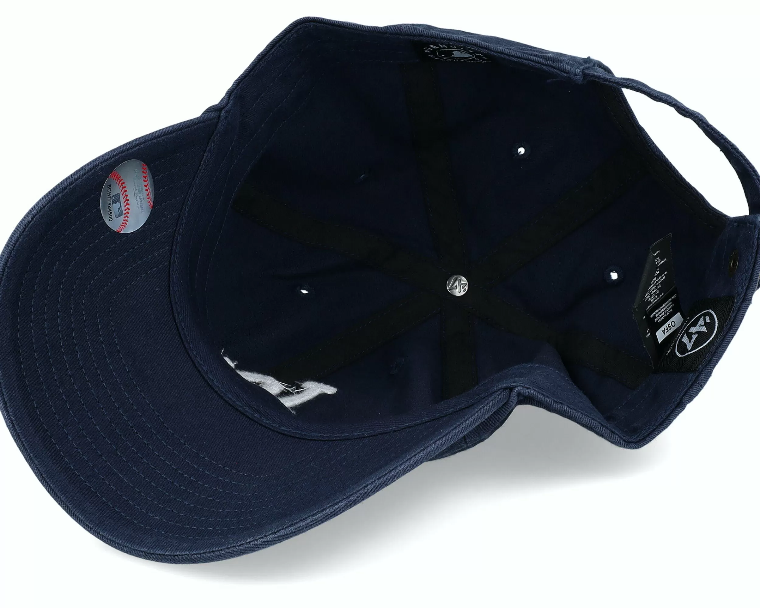 47 Brand Los Angeles Dodgers Clean Up Navy Dad Cap - -Unisex Dad Cap