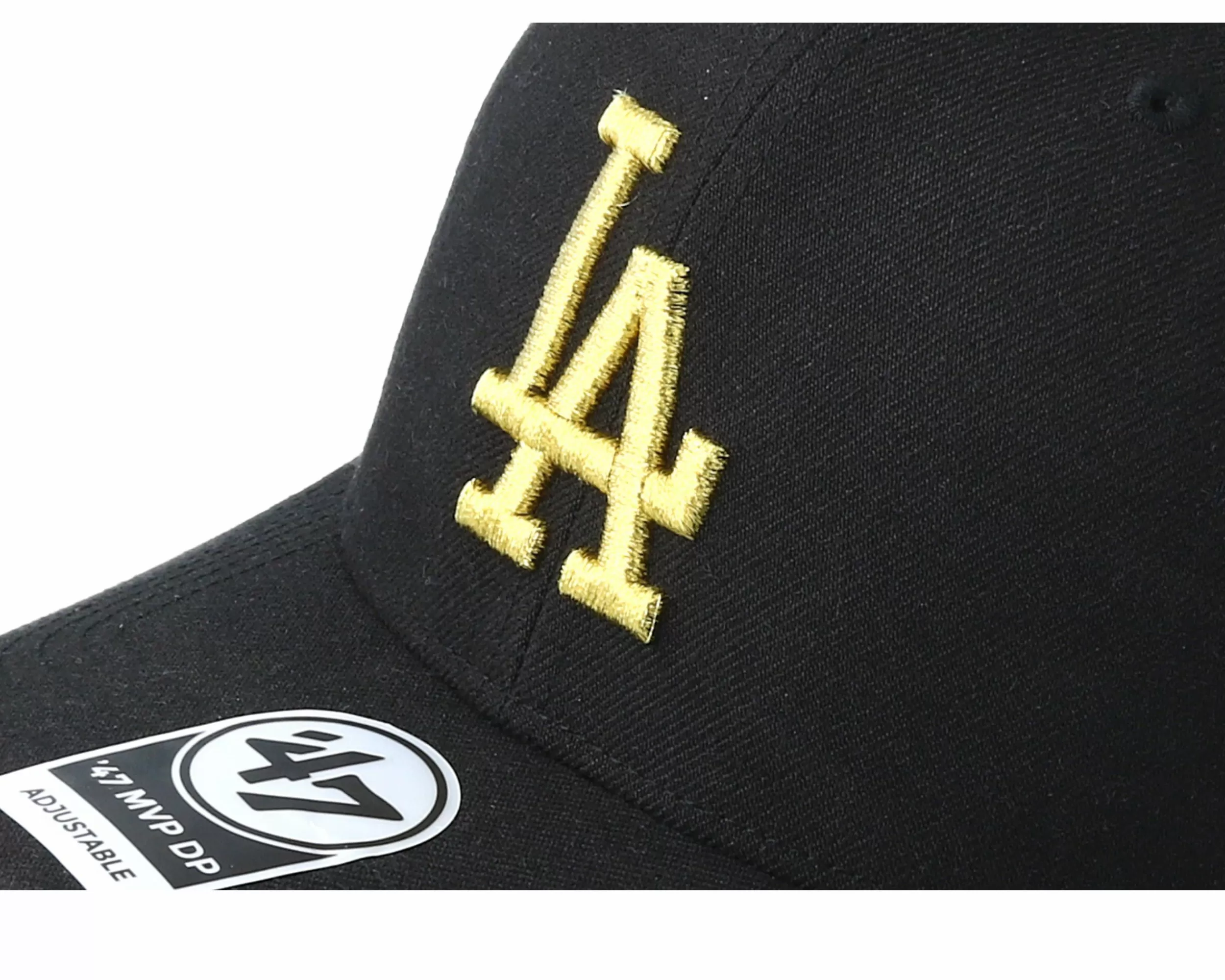 47 Brand Los Angeles Dodgers Cold Zone Metallic 47 Mvp Dp Black/Gold Adjustable - -Unisex Adjustable