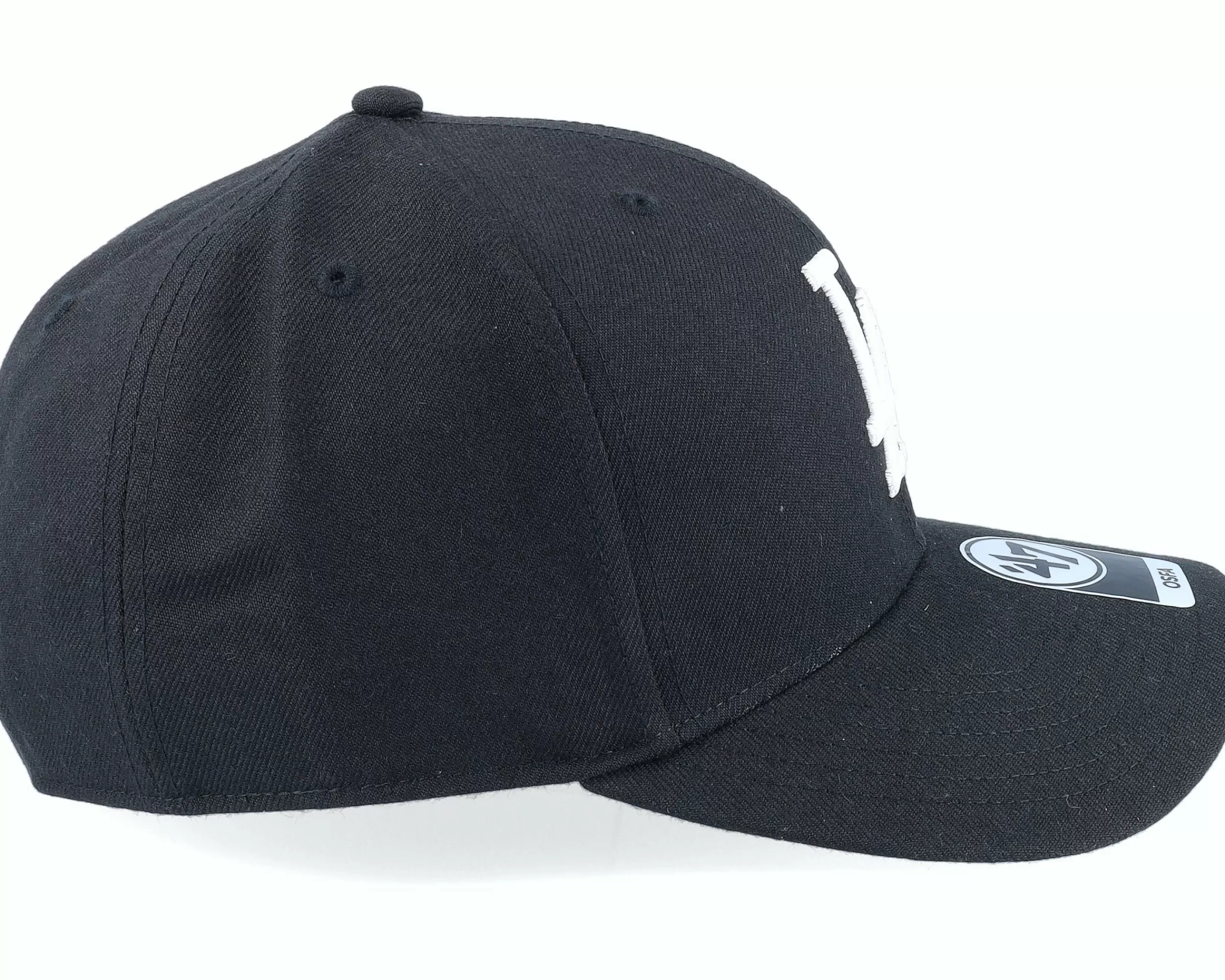 47 Brand Los Angeles Dodgers Cold Zone Mvp 1 Dp Black/White Adjustable - -Unisex Adjustable