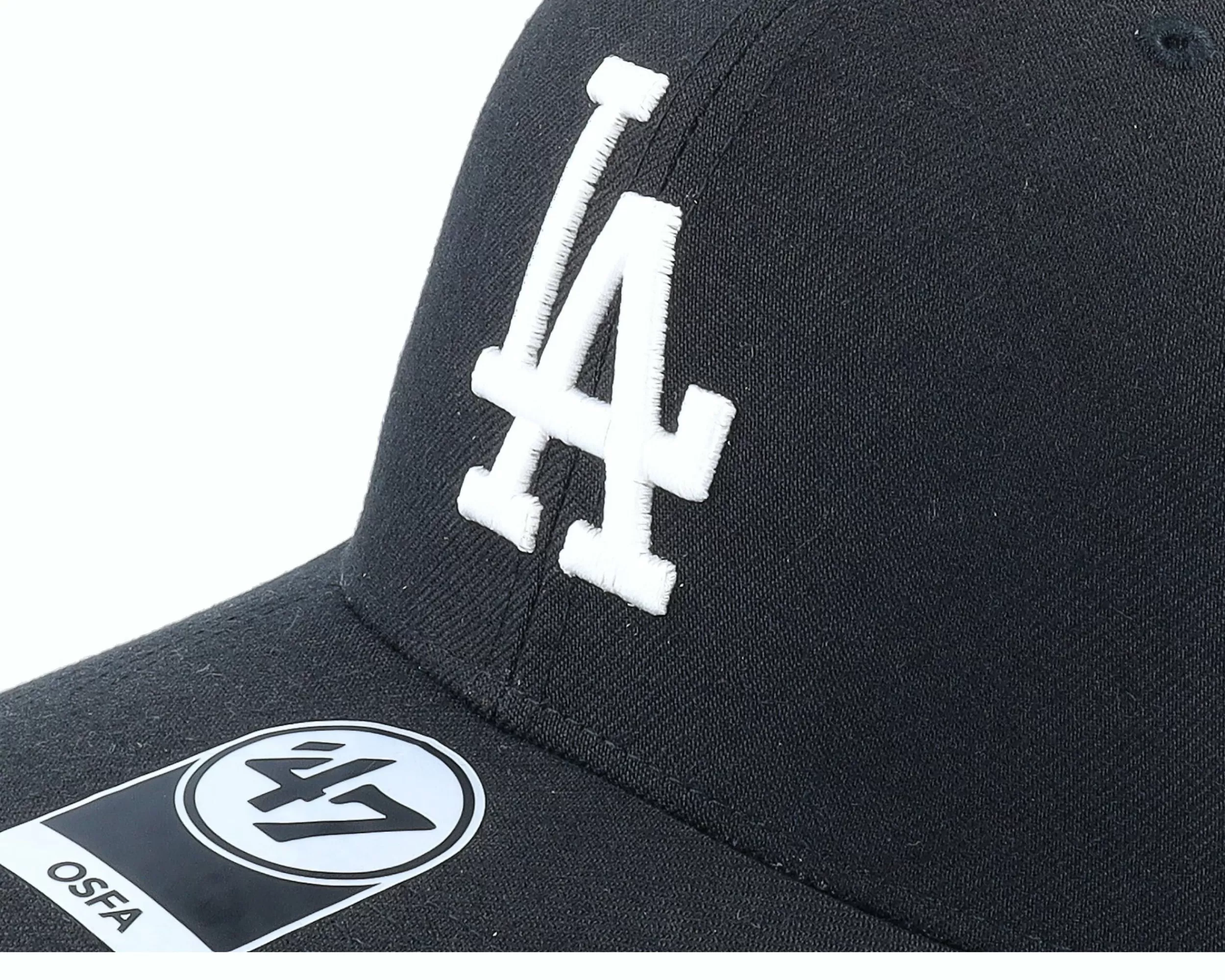 47 Brand Los Angeles Dodgers Cold Zone Mvp 1 Dp Black/White Adjustable - -Unisex Adjustable
