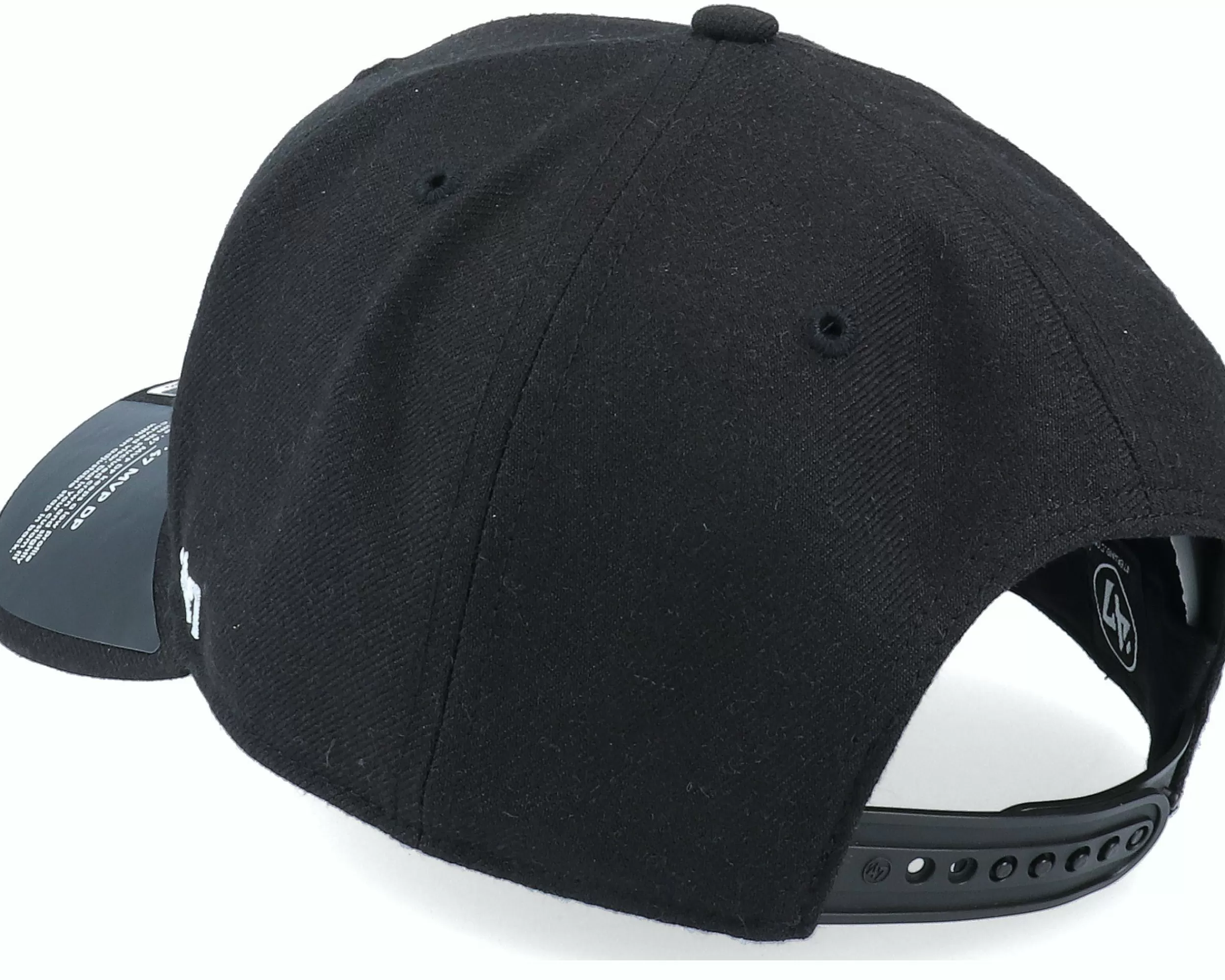 47 Brand Los Angeles Dodgers Cold Zone Mvp Dp Black Adjustable - -Unisex Adjustable