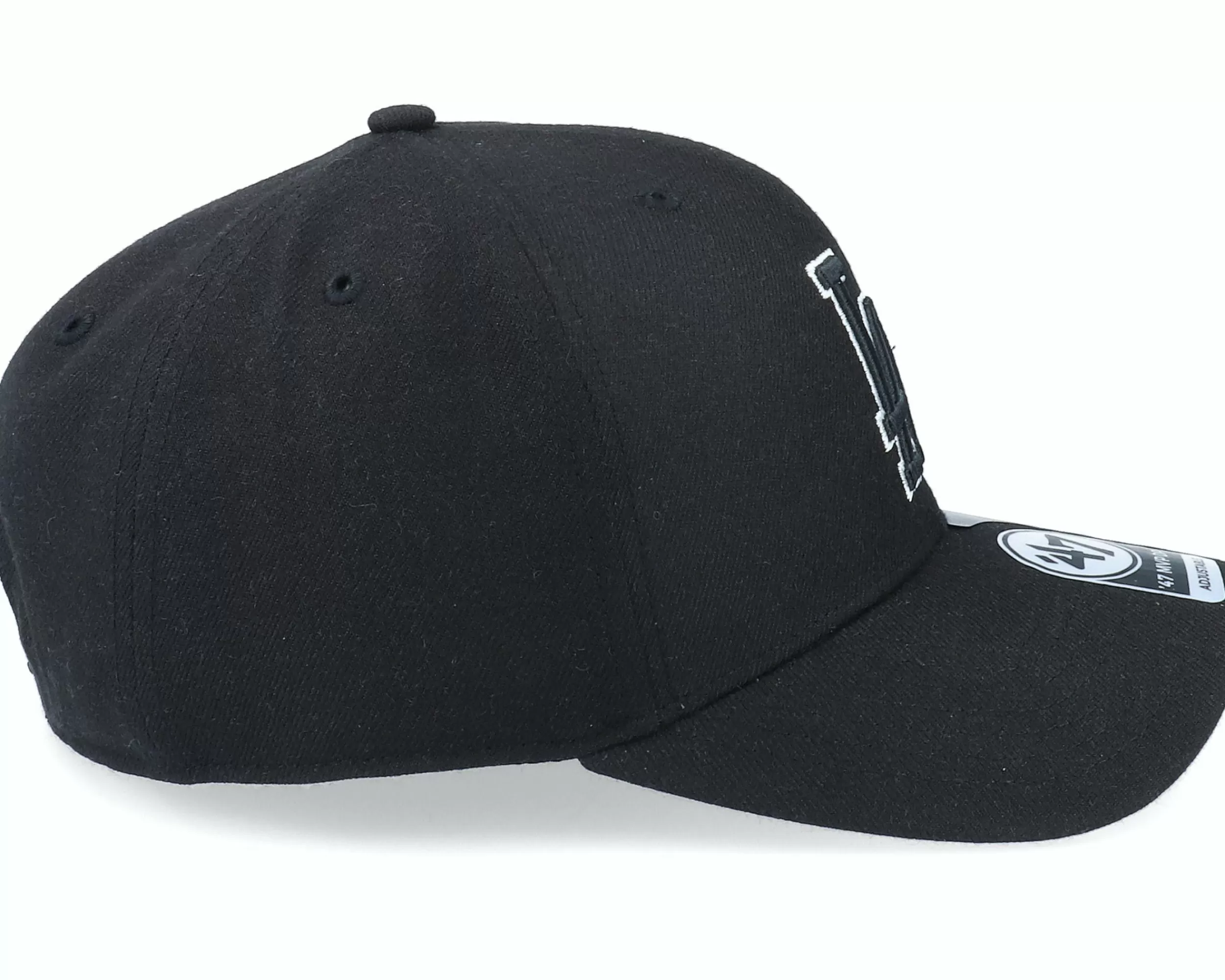 47 Brand Los Angeles Dodgers Cold Zone Mvp Dp Black Adjustable - -Unisex Adjustable
