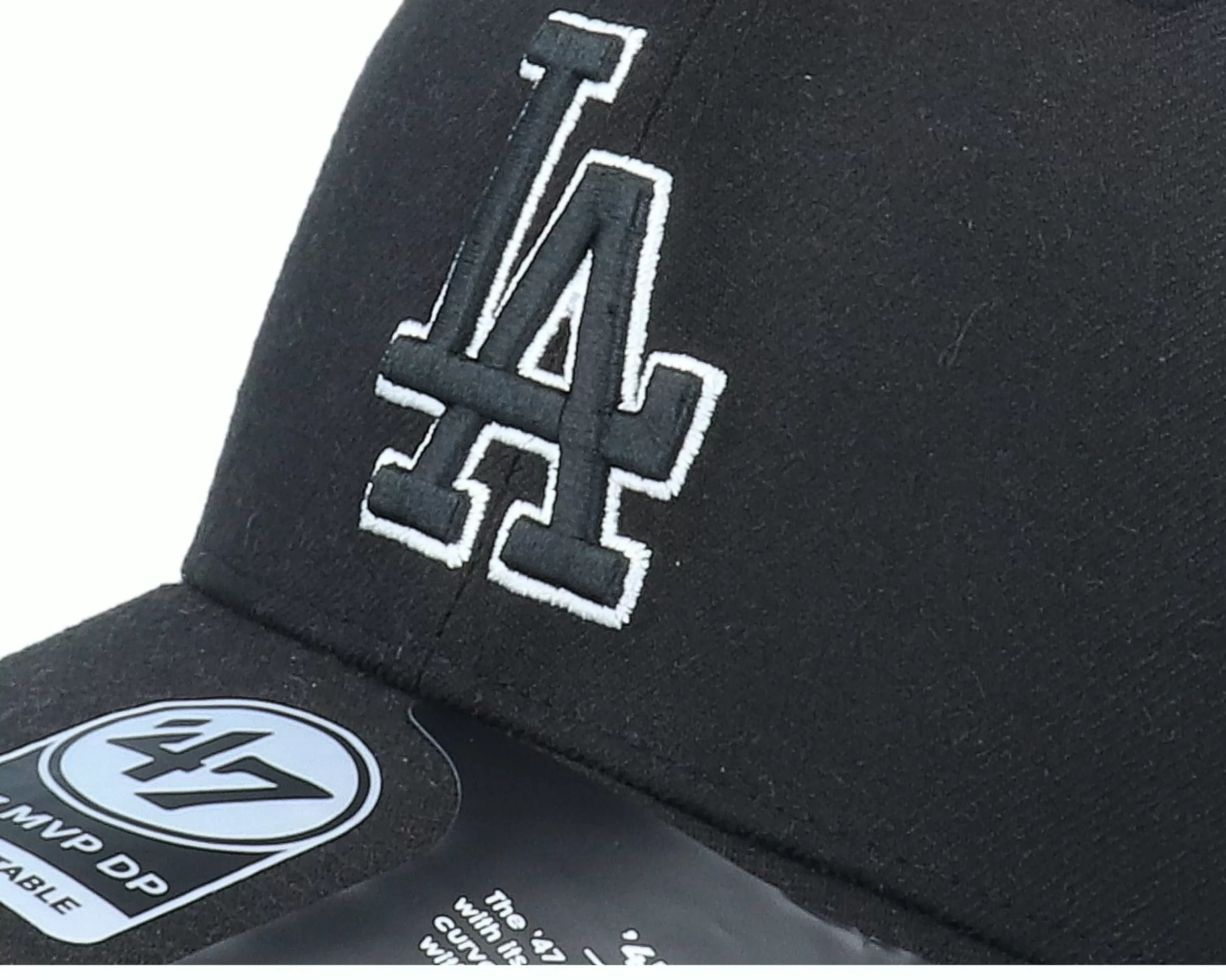 47 Brand Los Angeles Dodgers Cold Zone Mvp Dp Black Adjustable - -Unisex Adjustable