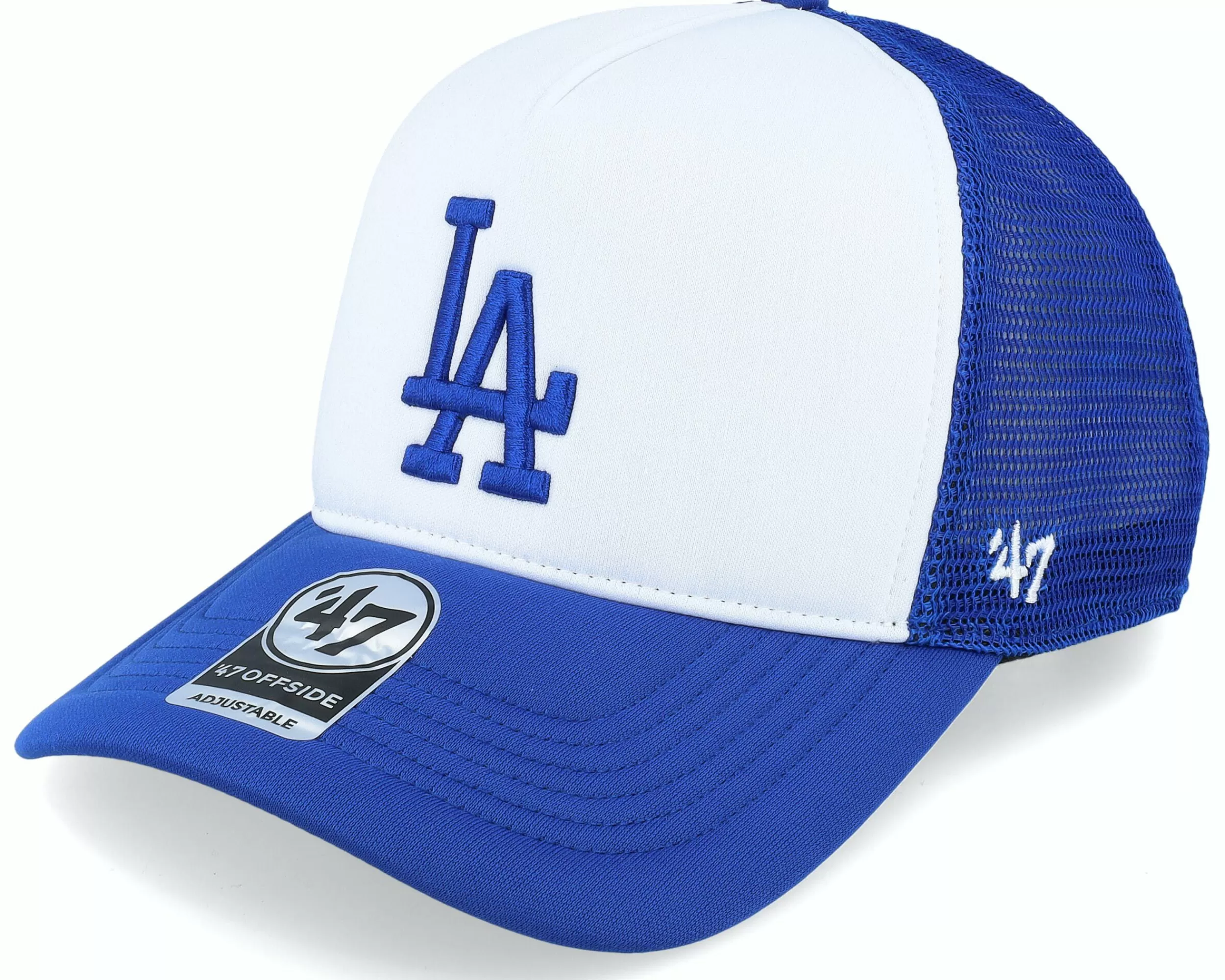 47 Brand Los Angeles Dodgers Foam Offside Royal Blue Trucker - -Unisex Trucker
