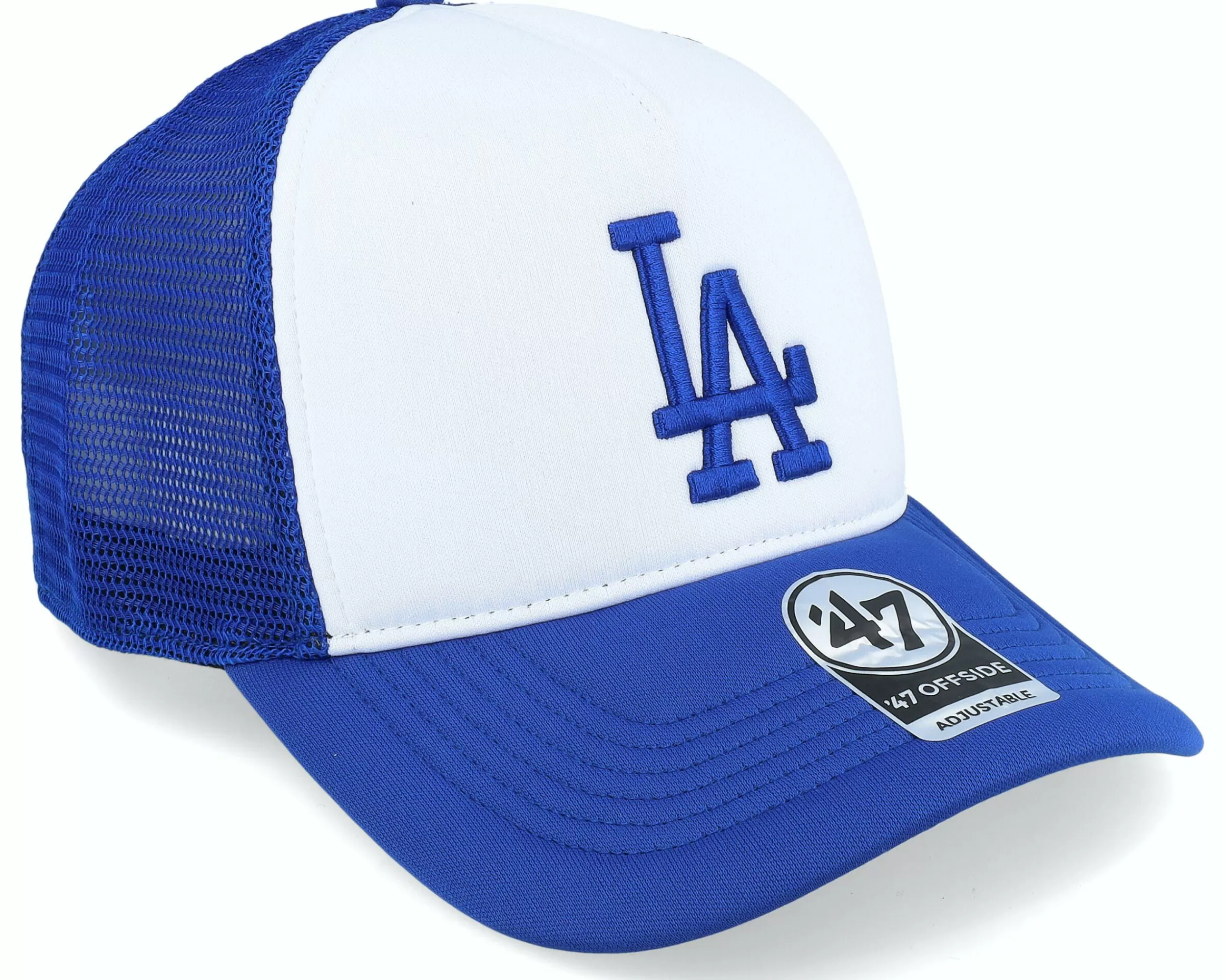47 Brand Los Angeles Dodgers Foam Offside Royal Blue Trucker - -Unisex Trucker