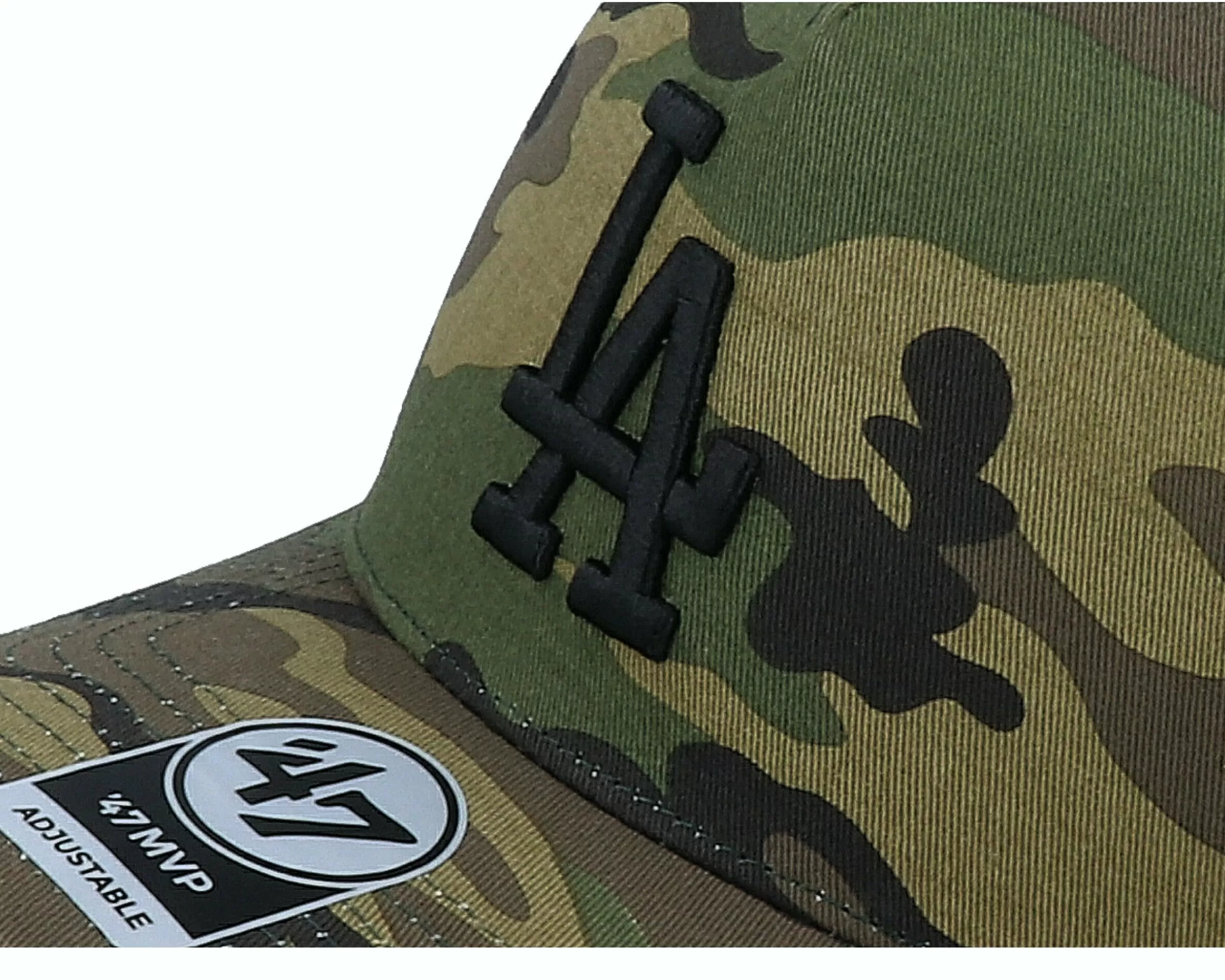 47 Brand Los Angeles Dodgers Grove Mvp Dt Camo/Black Adjustable - -Unisex Adjustable