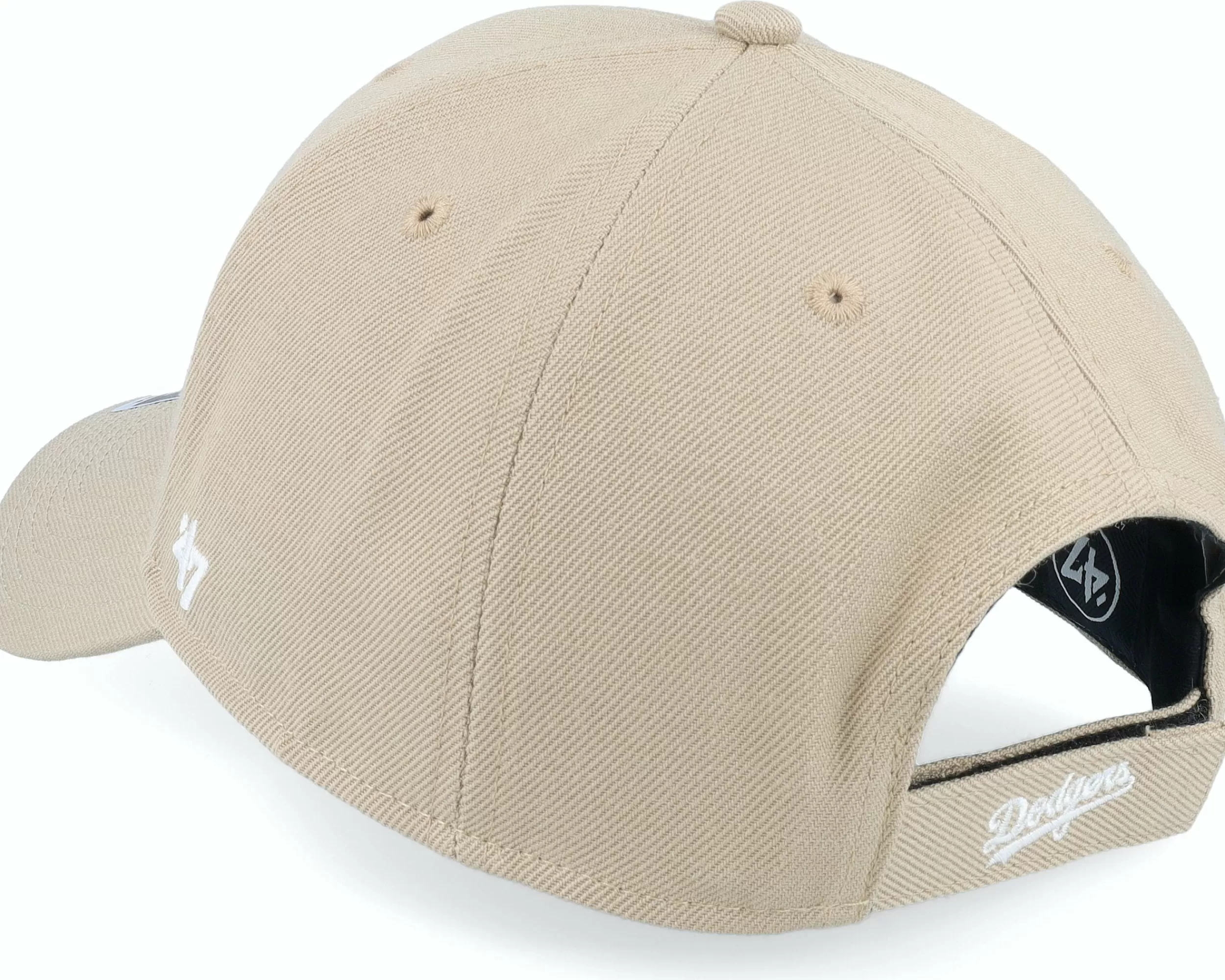 47 Brand Los Angeles Dodgers Los Angeles Dodgers 47 Mvp Wool Khaki/White Adjustable - -Unisex Adjustable