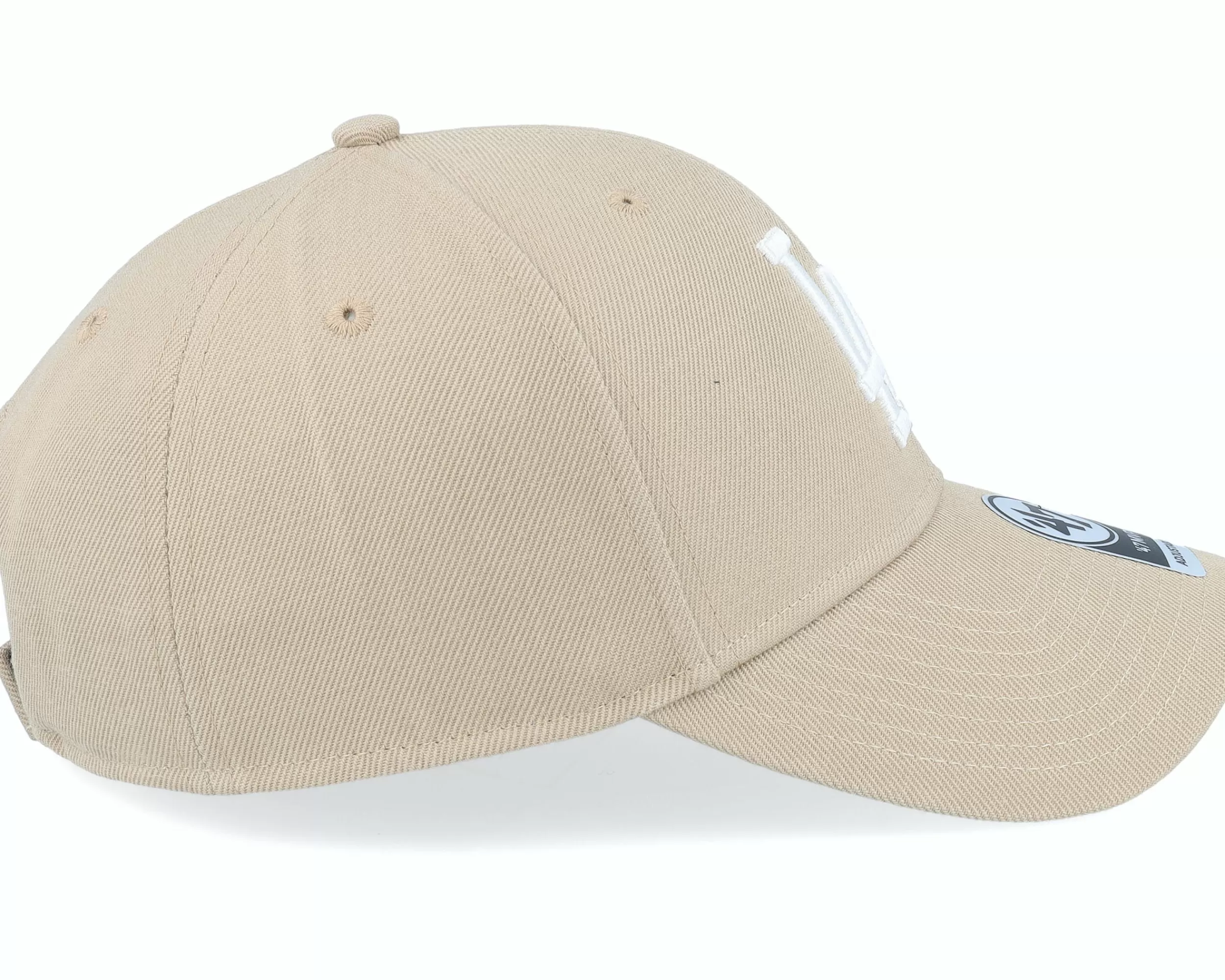 47 Brand Los Angeles Dodgers Los Angeles Dodgers 47 Mvp Wool Khaki/White Adjustable - -Unisex Adjustable