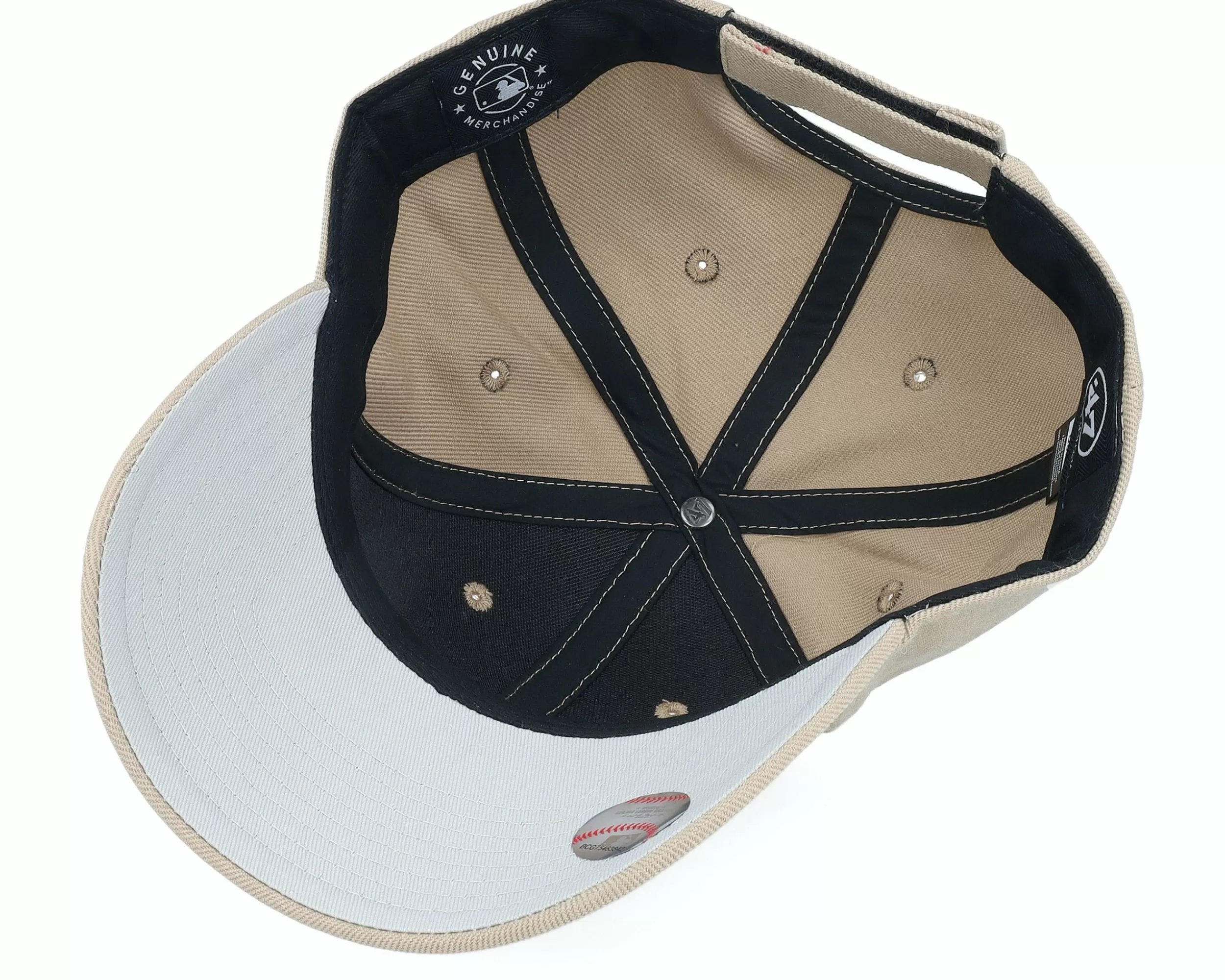 47 Brand Los Angeles Dodgers Los Angeles Dodgers 47 Mvp Wool Khaki/White Adjustable - -Unisex Adjustable