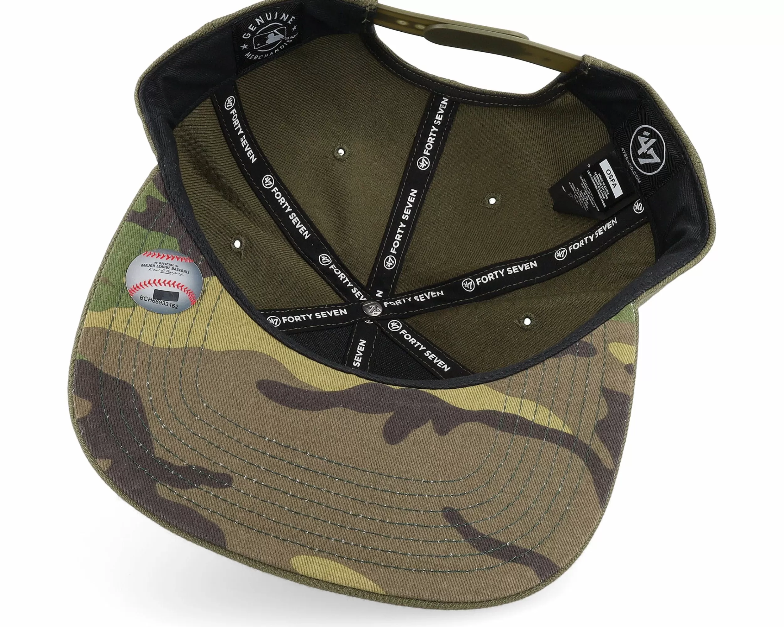 47 Brand Los Angeles Dodgers Mlb Ballpark Camo Captain Sandalwood Snapback - -Unisex Snapback