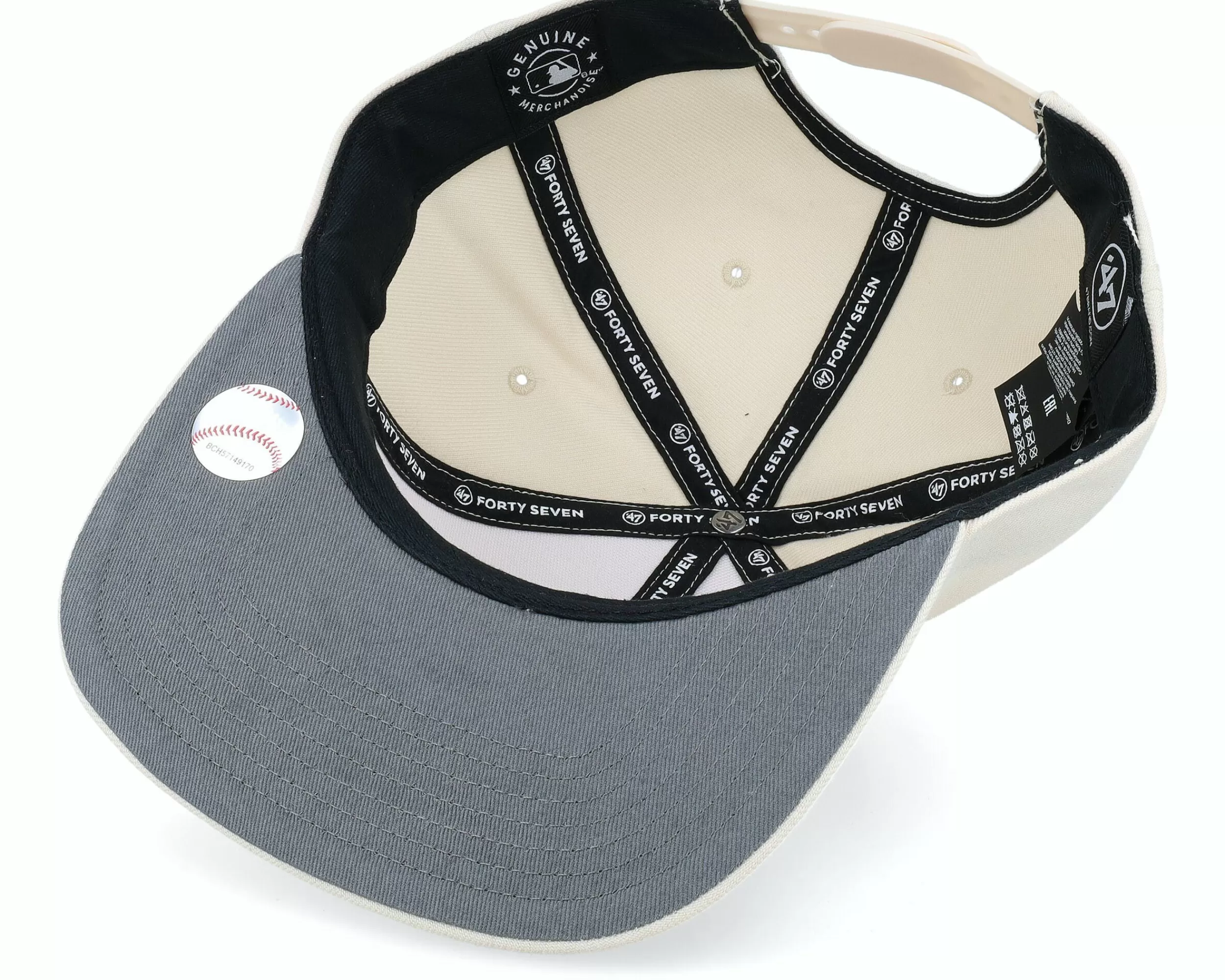 47 Brand Los Angeles Dodgers Mlb Ballpark Captain Natural Snapback - -Unisex Snapback