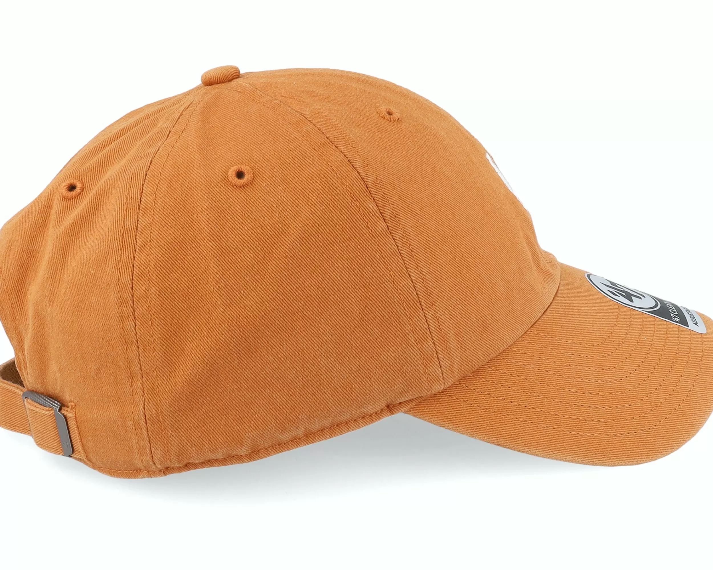 47 Brand Los Angeles Dodgers Mlb Base Runner Clean Up Burnt Orange Dad Cap - -Unisex Dad Cap
