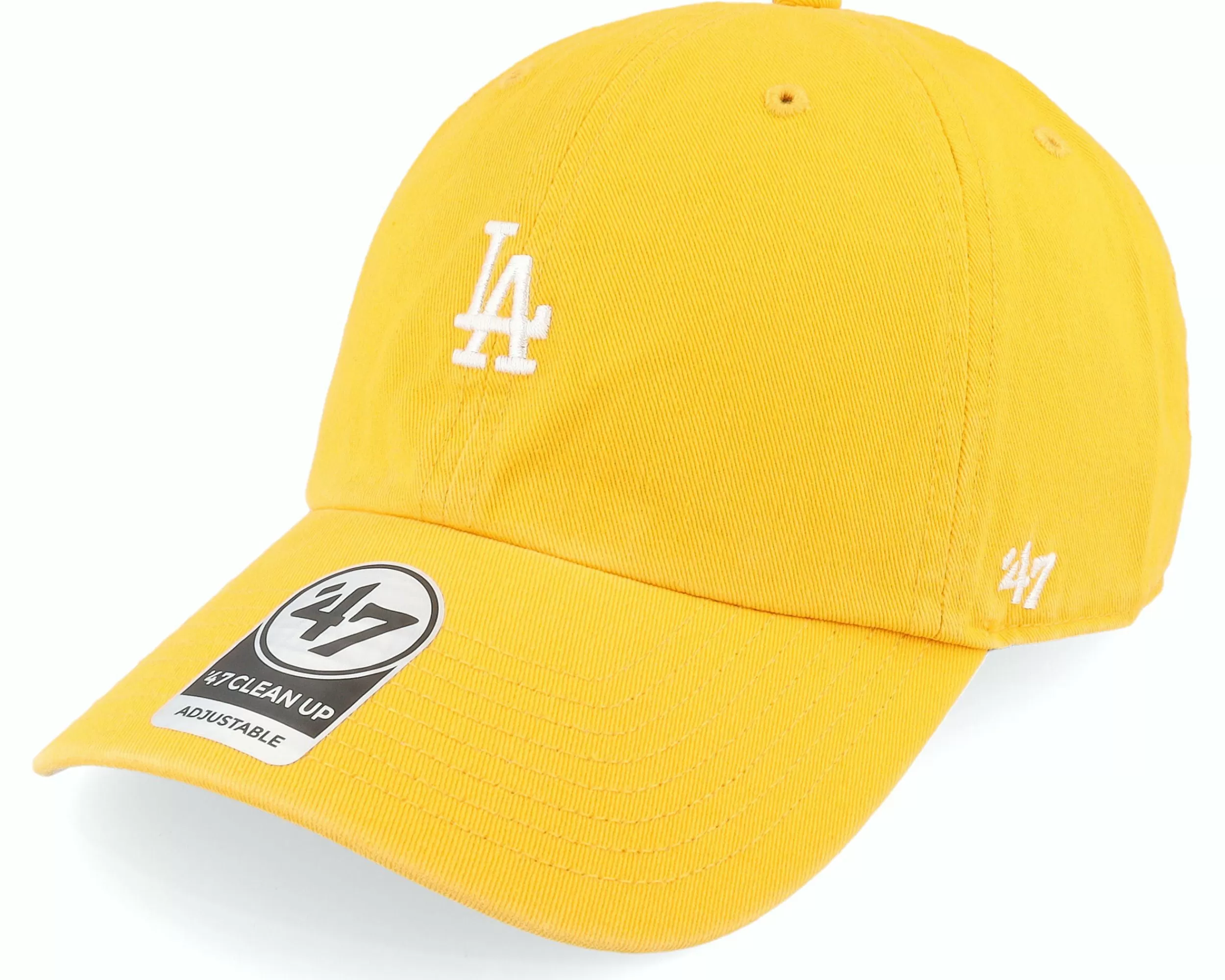 47 Brand Los Angeles Dodgers Mlb Base Runner Clean Up Gold Dad Cap - -Unisex Dad Cap