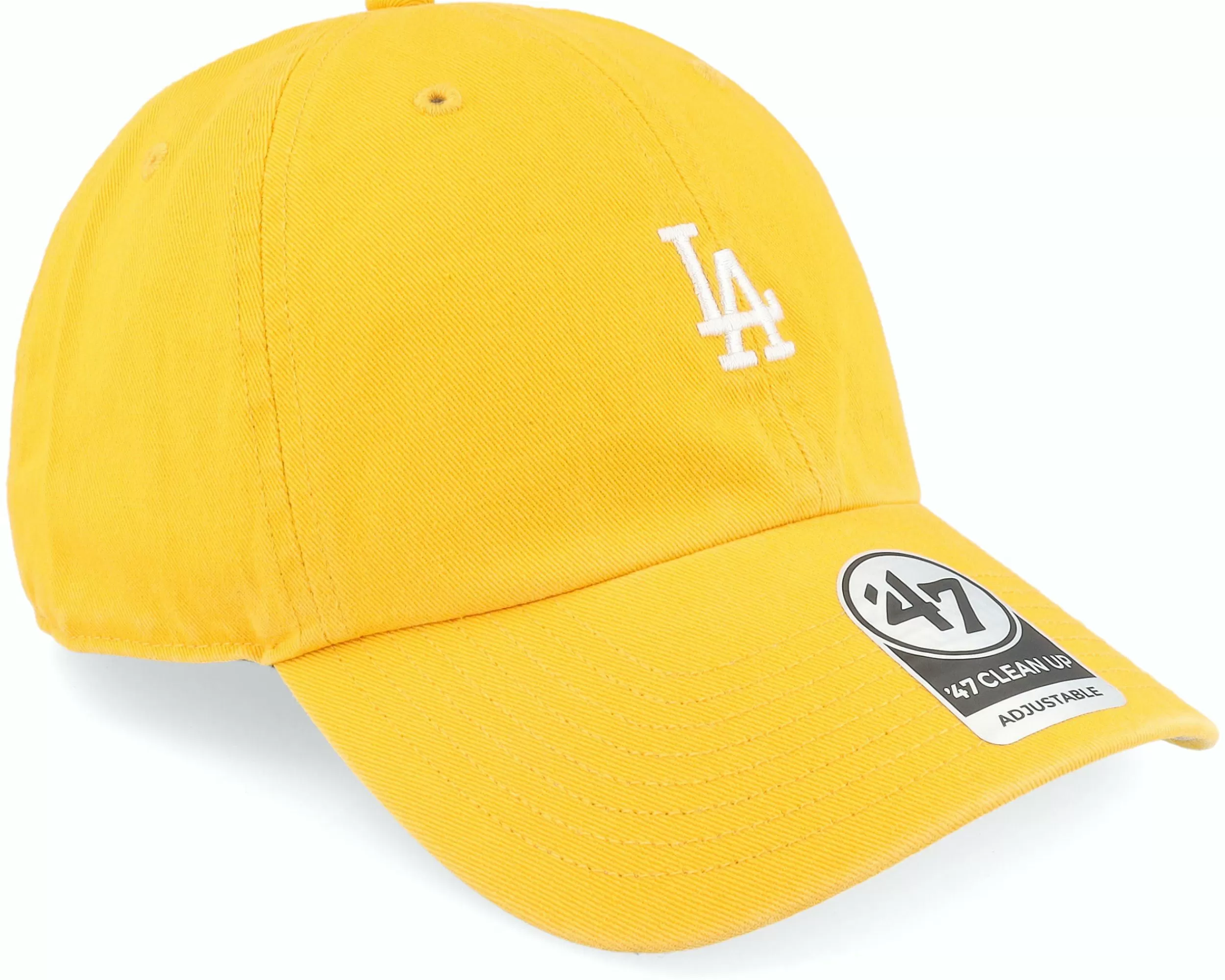 47 Brand Los Angeles Dodgers Mlb Base Runner Clean Up Gold Dad Cap - -Unisex Dad Cap