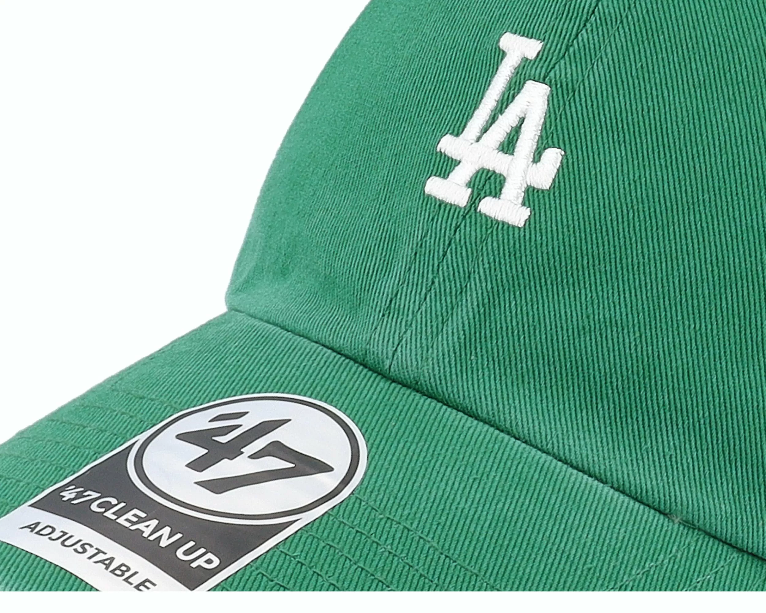 47 Brand Los Angeles Dodgers Mlb Base Runner Clean Up Kelly Green Dad Cap - -Unisex Dad Cap