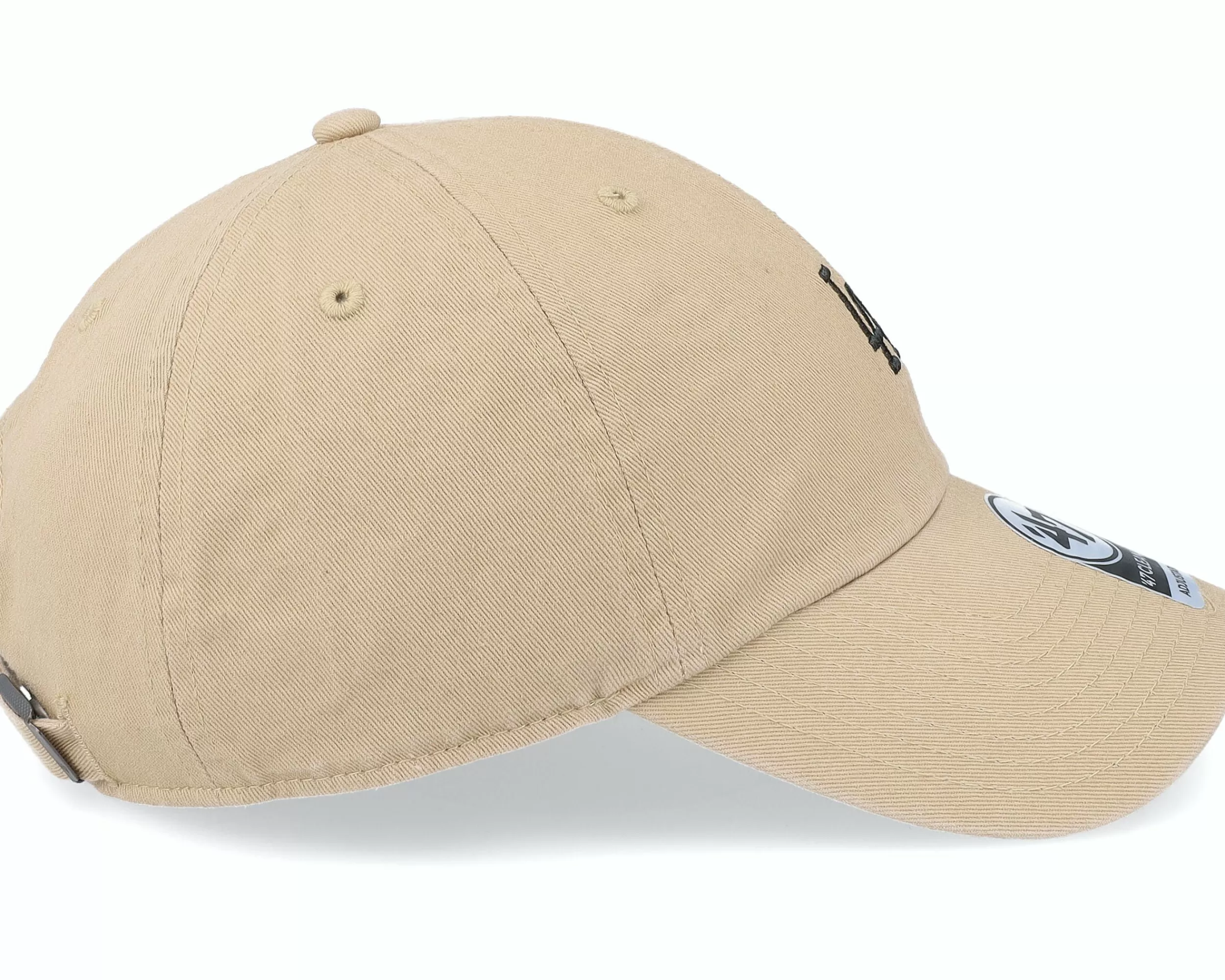 47 Brand Los Angeles Dodgers Mlb Base Runner Clean Up Khaki Dad Cap - -Unisex Dad Cap